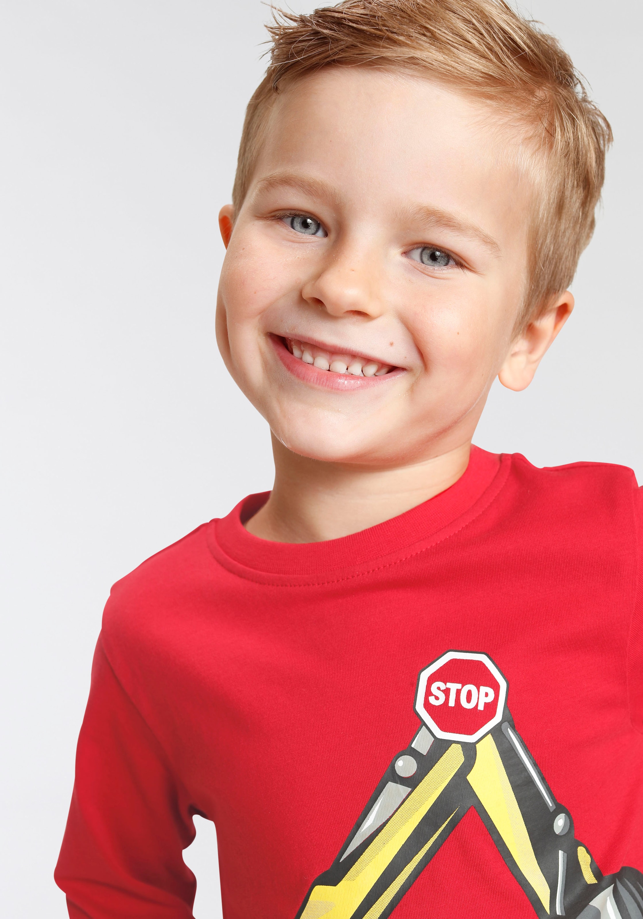 Trendige KIDSWORLD Langarmshirt »STOP« ohne Mindestbestellwert bestellen