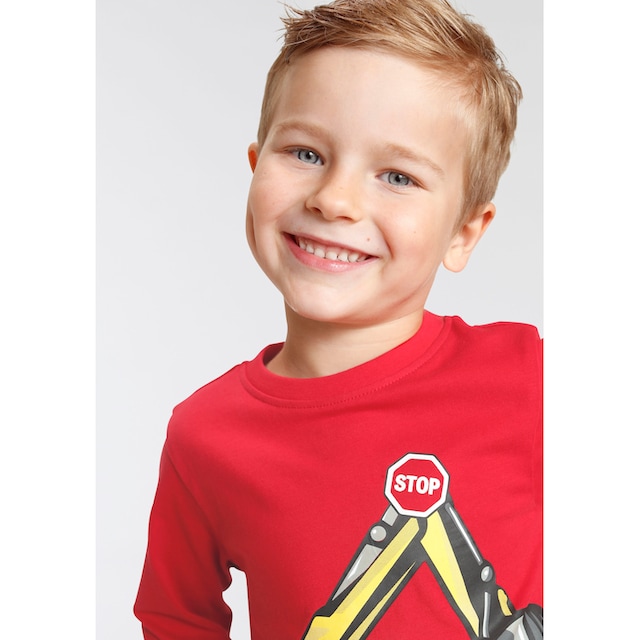Trendige KIDSWORLD Langarmshirt »STOP« ohne Mindestbestellwert bestellen