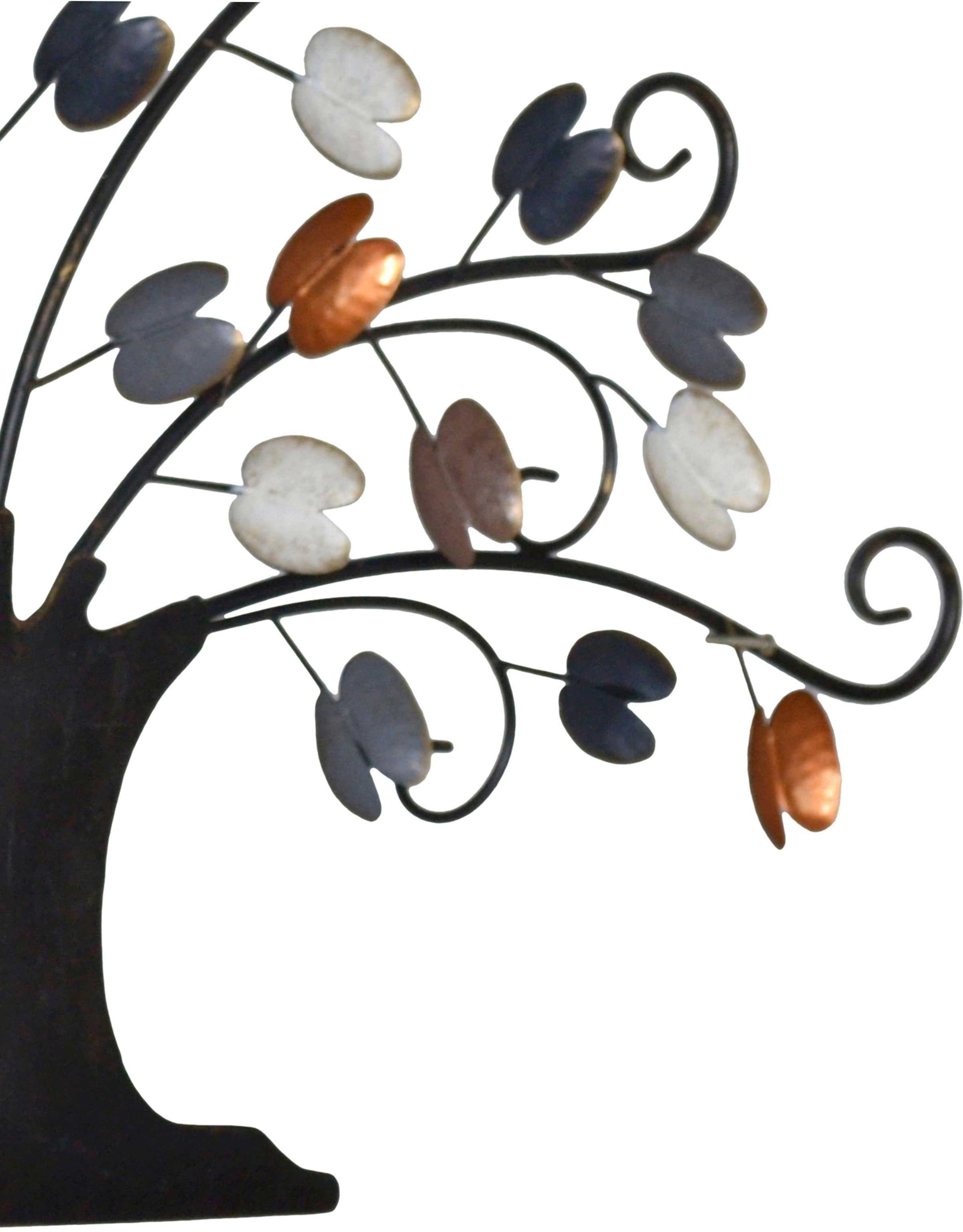 HOFMANN LIVING AND MORE Wanddekoobjekt »Wanddekoration« Baum aus Metall