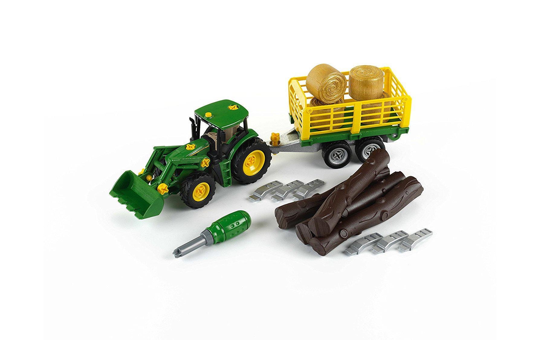 Image of Spielzeug-Traktor "Klein-Toys John Deere Traktor mit Anhänger"