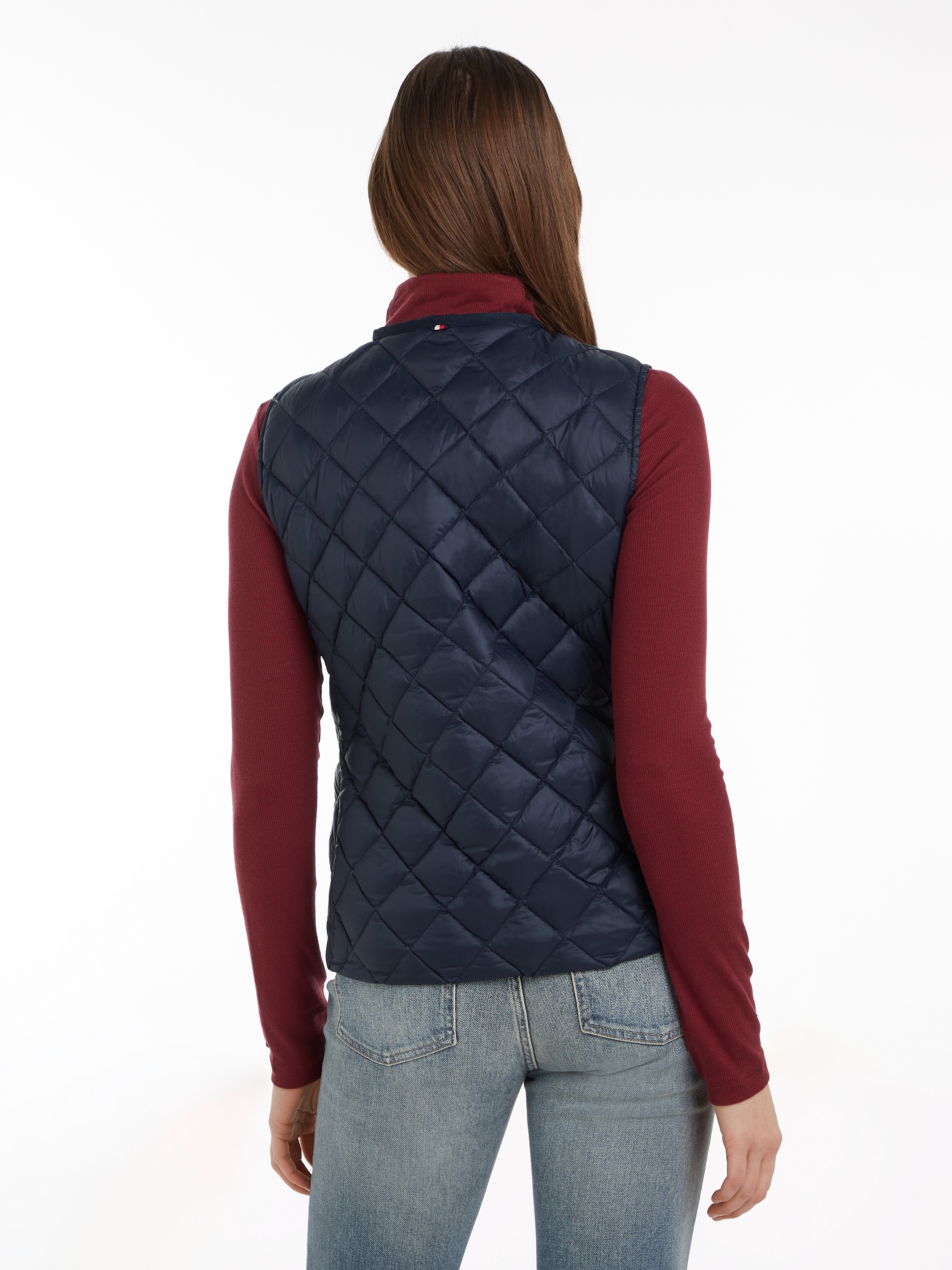 Tommy Hilfiger Steppweste, mit Logostickerei