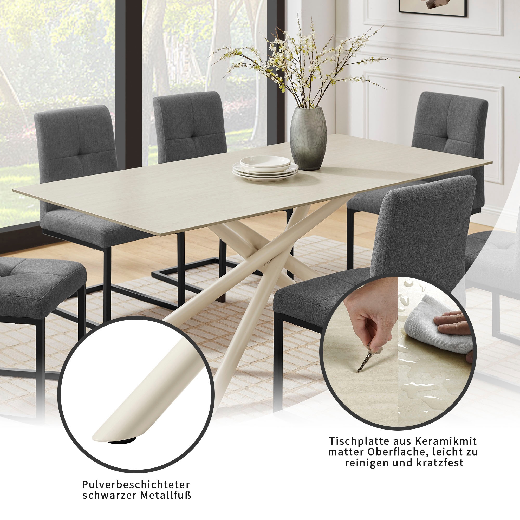 GOODproduct Esstisch »Roseliese«
