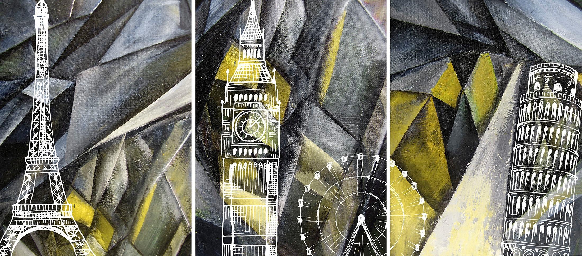 Image of Places of Style Leinwandbild »Berühmte Gebäude« bei Ackermann Versand Schweiz