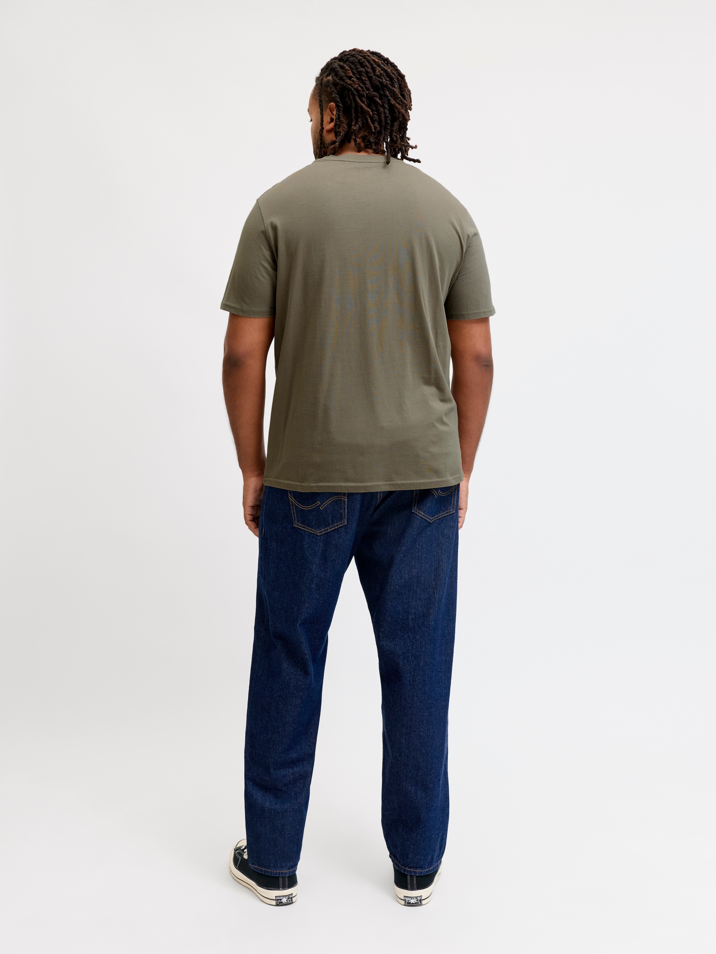 Jack & Jones PlusSize Shirt à col rond »JJAVERY TEE SS CREW NECK PLS« Coton, coupe normale