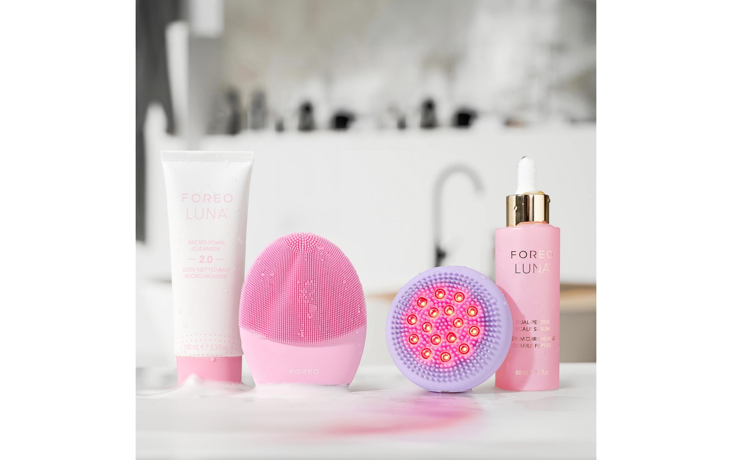 FOREO Appareil de massage »Kopfmassagegerät Luna 4 Hair Lavendel«