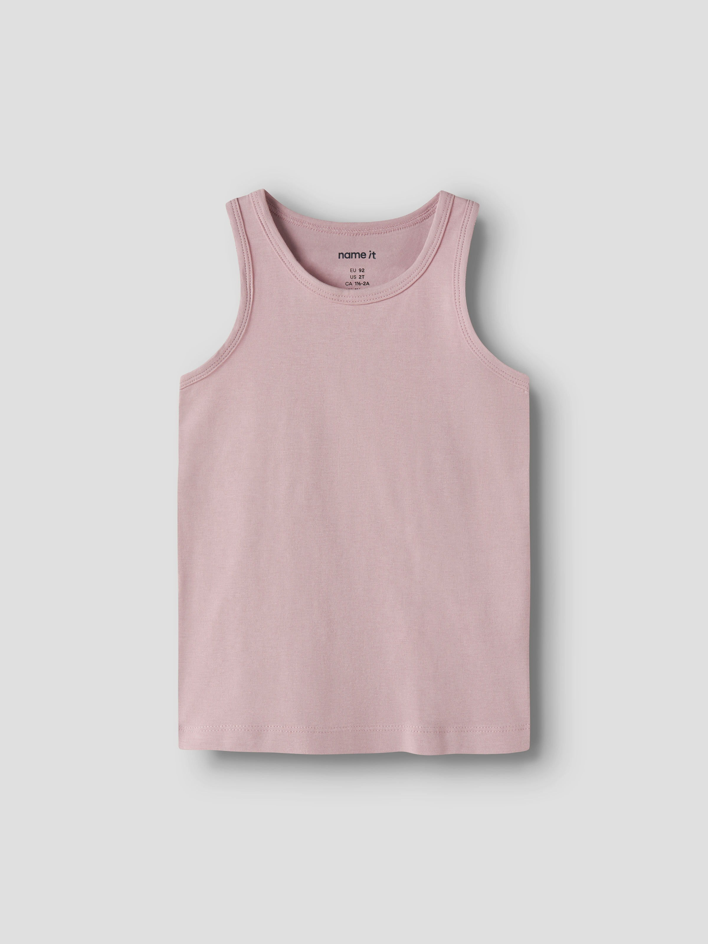 Name It Sous-chemise »NMFTANK TOP 2P LAVENDER HEARTS NOOS« Paquet, 2 cuis