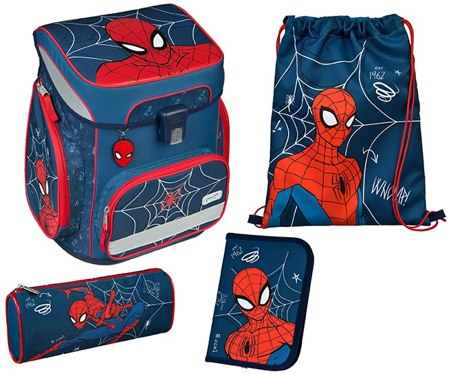 Image of Scooli Schulranzen »EasyFit, Spider-Man«, Reflektoren bei Ackermann Versand Schweiz