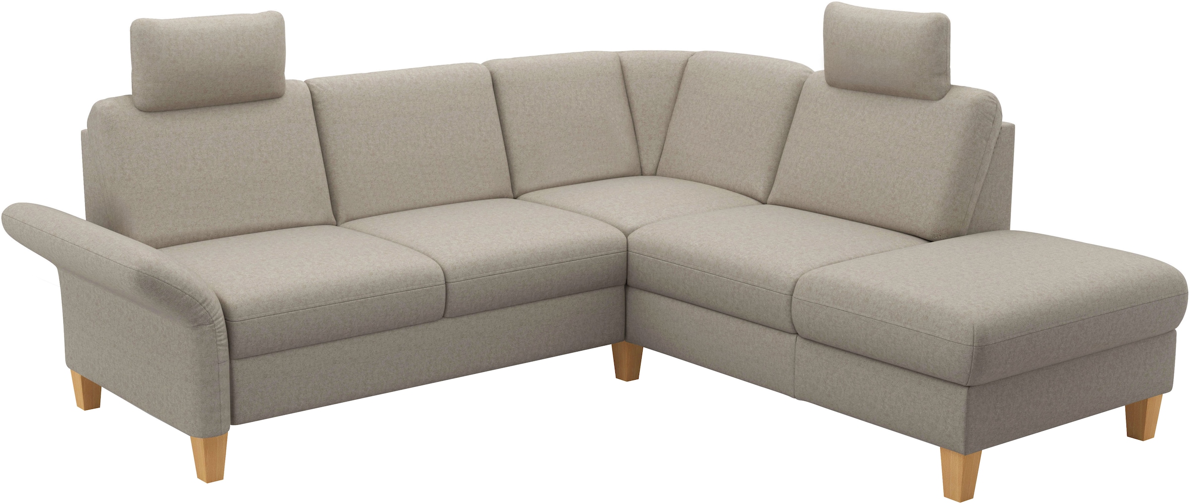 Home affaire Ecksofa »Rochelle, L-Form« wahlweise mit Armteilverstellung, Bettfunktion und Bettkasten