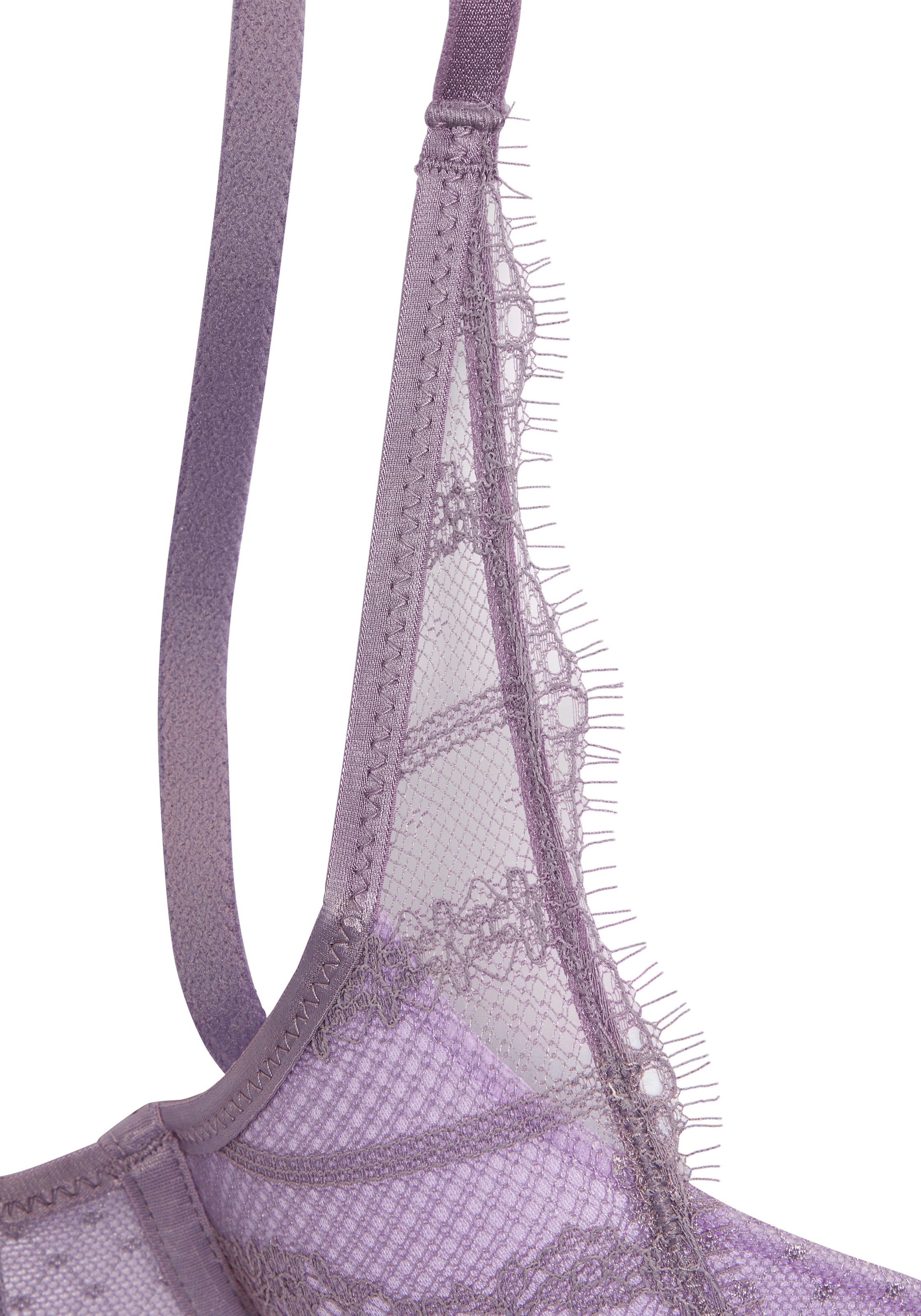 LASCANA Soutiens-gorge moulés », BH mit Bügel, Spitzen-BH im High-Apex-Design« Peut être combiné en ensemble de dessous, lingerie sexy, dessous sexy