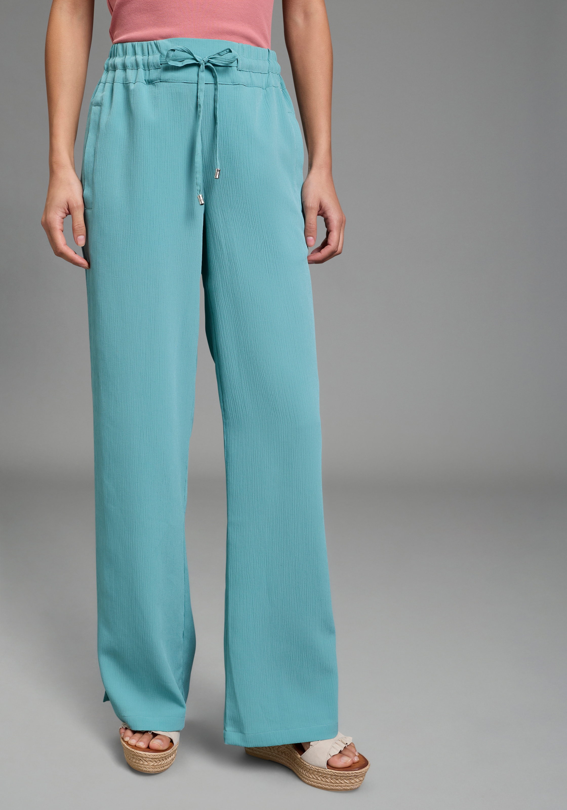 Image of Laura Scott Schlupfhose weite Hose, mit Gummizug am Bund, mit Schlitz am Beinabschluss