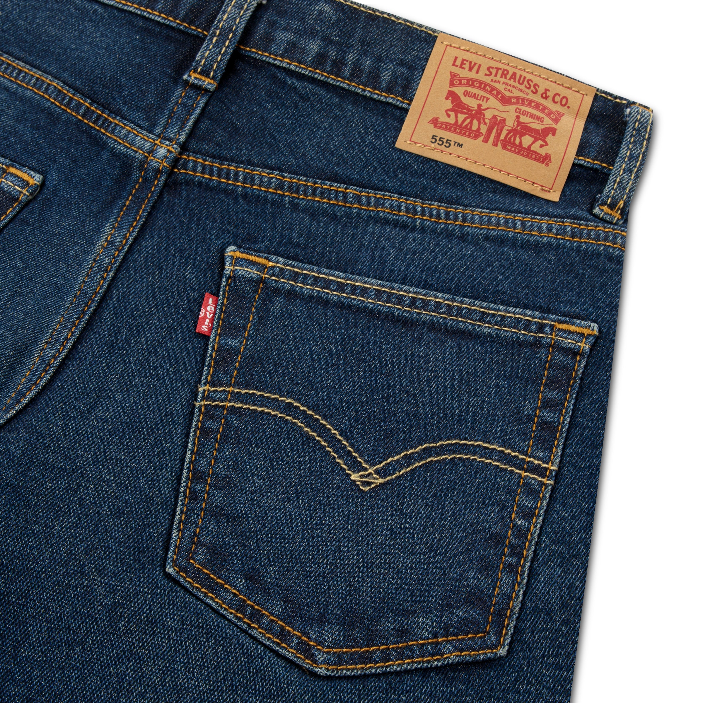 Levi's® Kids Jeans à 5 poches »LVB 555 RELAXED STRAIGHT JEANS« coupe décontractée