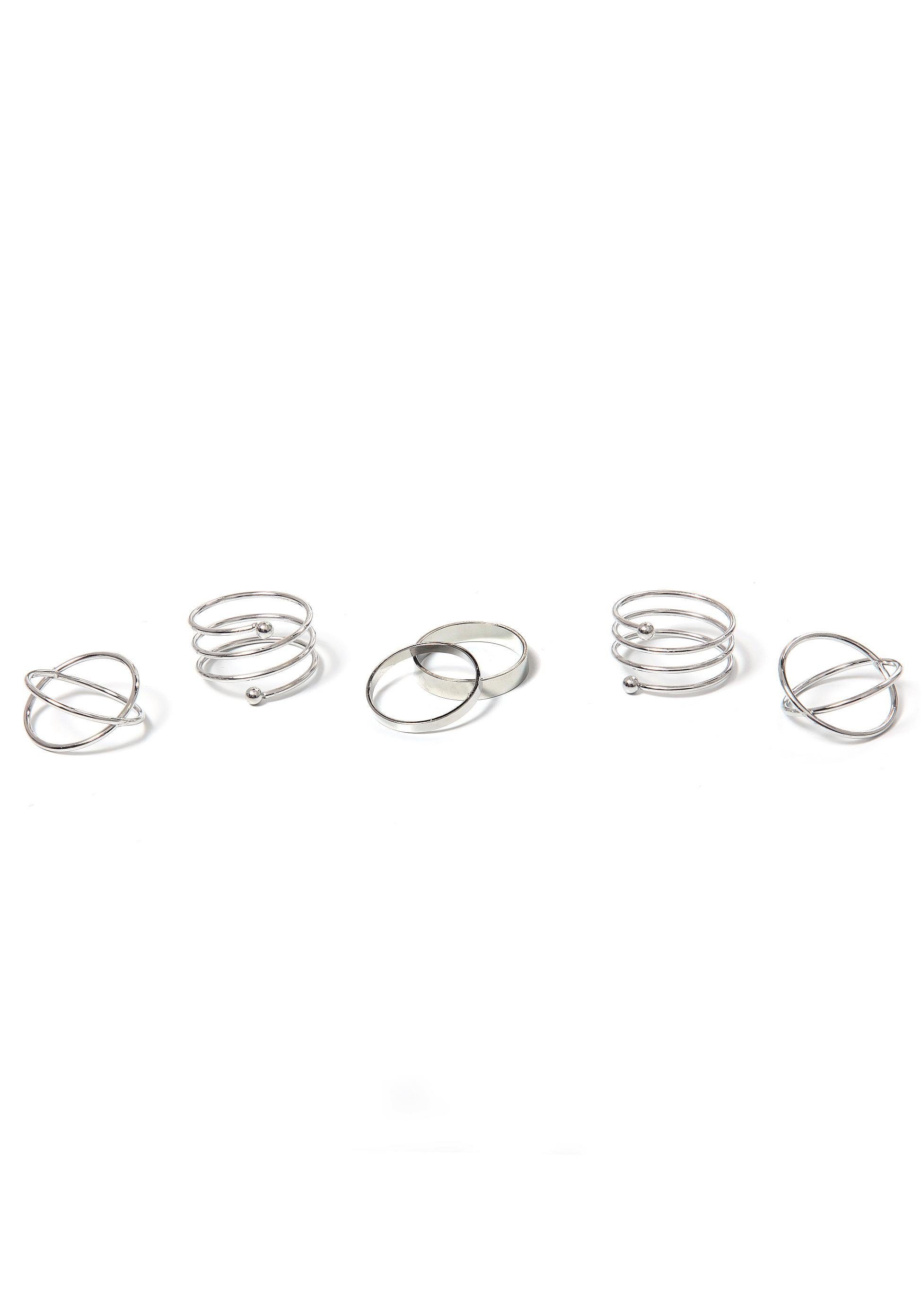 Image of J.Jayz Ring-Set »im teilweise mehrreihigen Design«, (Set, 6 tlg.) bei Ackermann Versand Schweiz