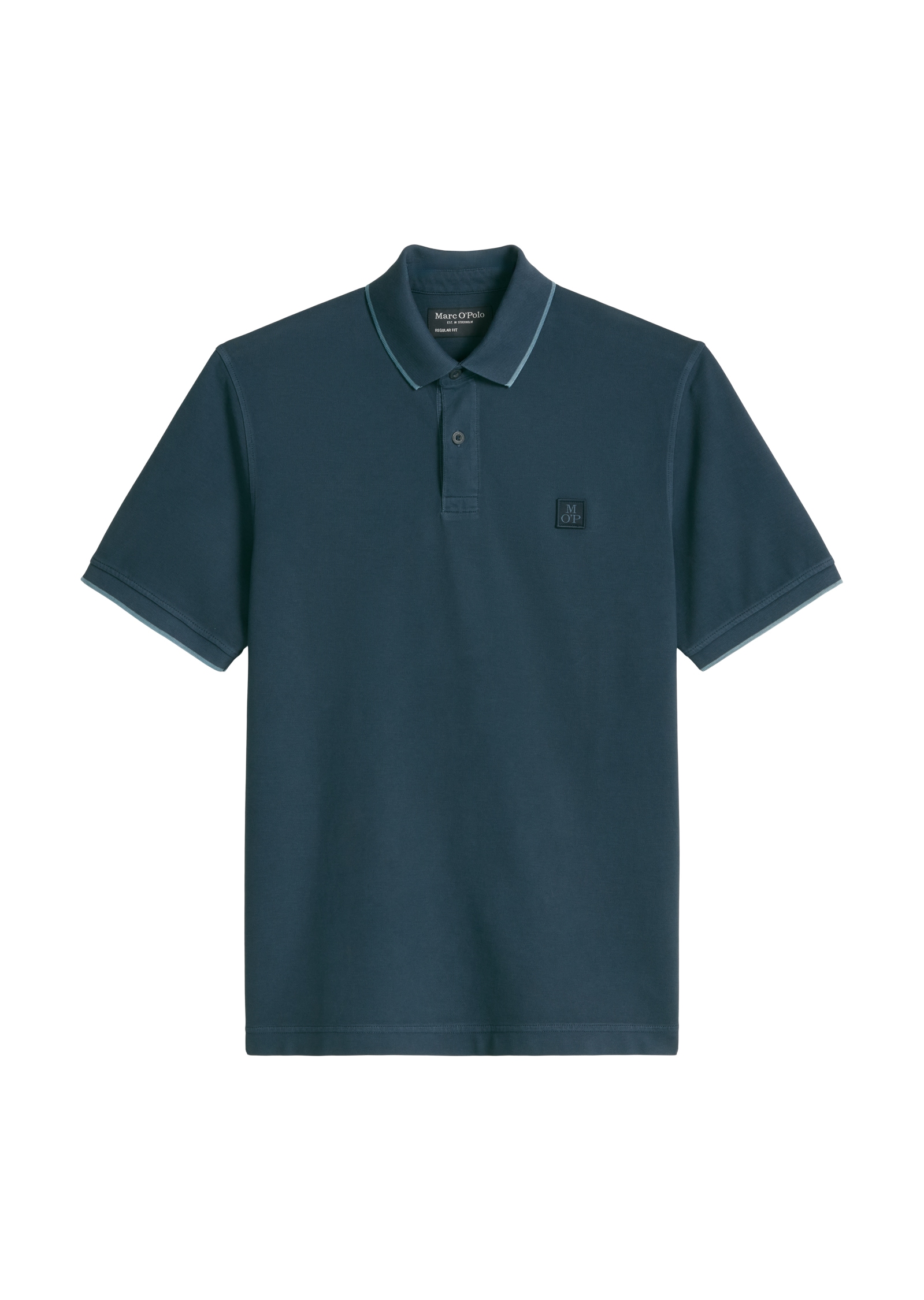 Marc O'Polo Polo weiches Tragegefühl, regular Fit, Logopatch auf der Brust