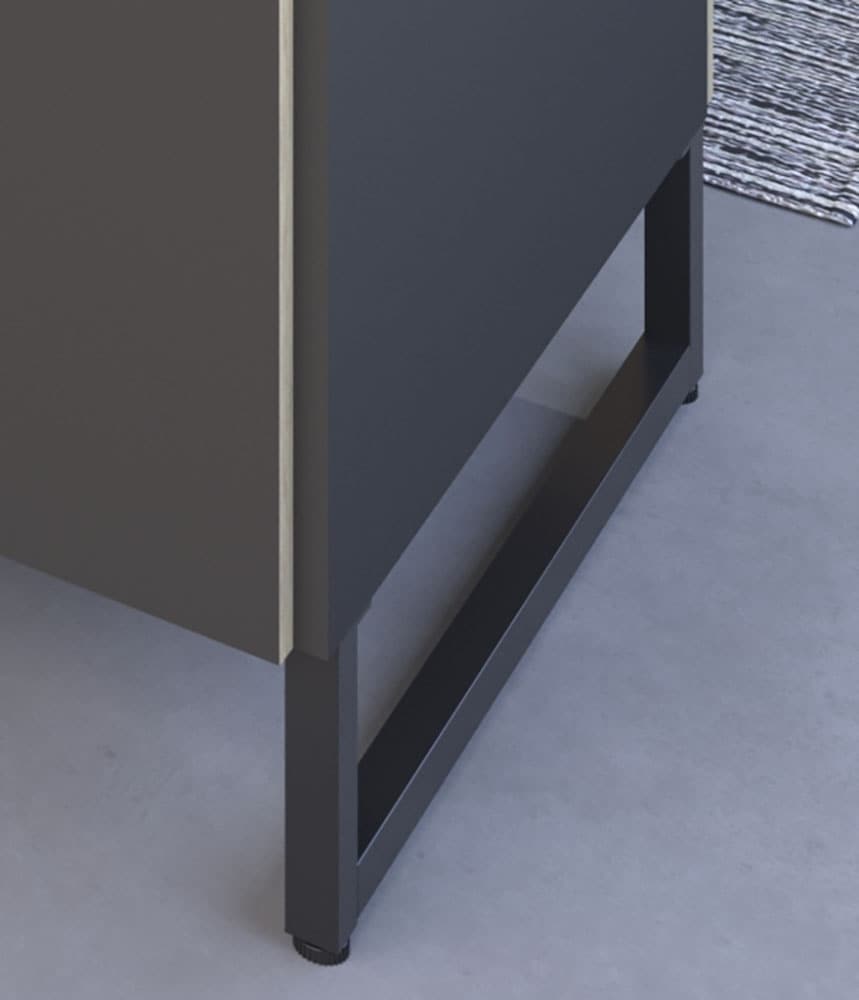 Parisot Schrank-Set »Wave 1, Küchenschrank, Buffetset, Küche« Set, 4xUnterschrank, Theke/Arbeitsplattenergänzung.,3x Hochschrank, Regal, 9 Stk. tlg.