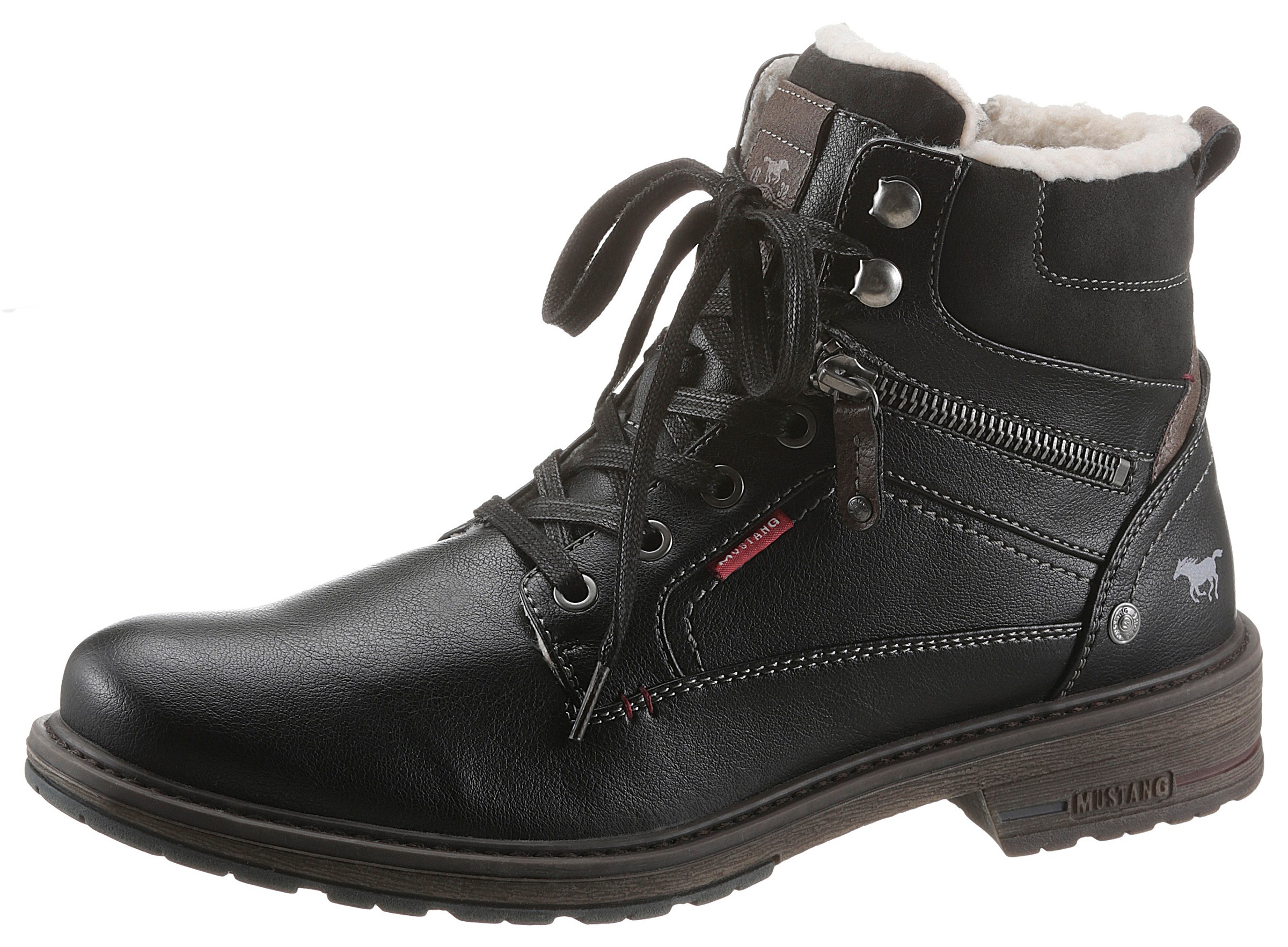 Image of Mustang Shoes Winterboots, mit Zierreissverschluss aussen bei Ackermann Versand Schweiz