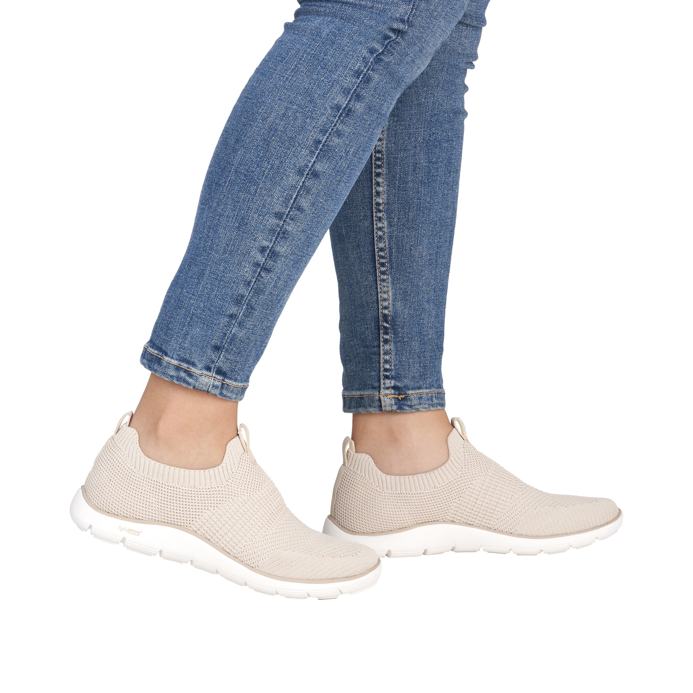Remonte Baskets slip-on  Chaussure à enfiler, mocassin, chaussure pieds nus avec semelle intérieure amovible
