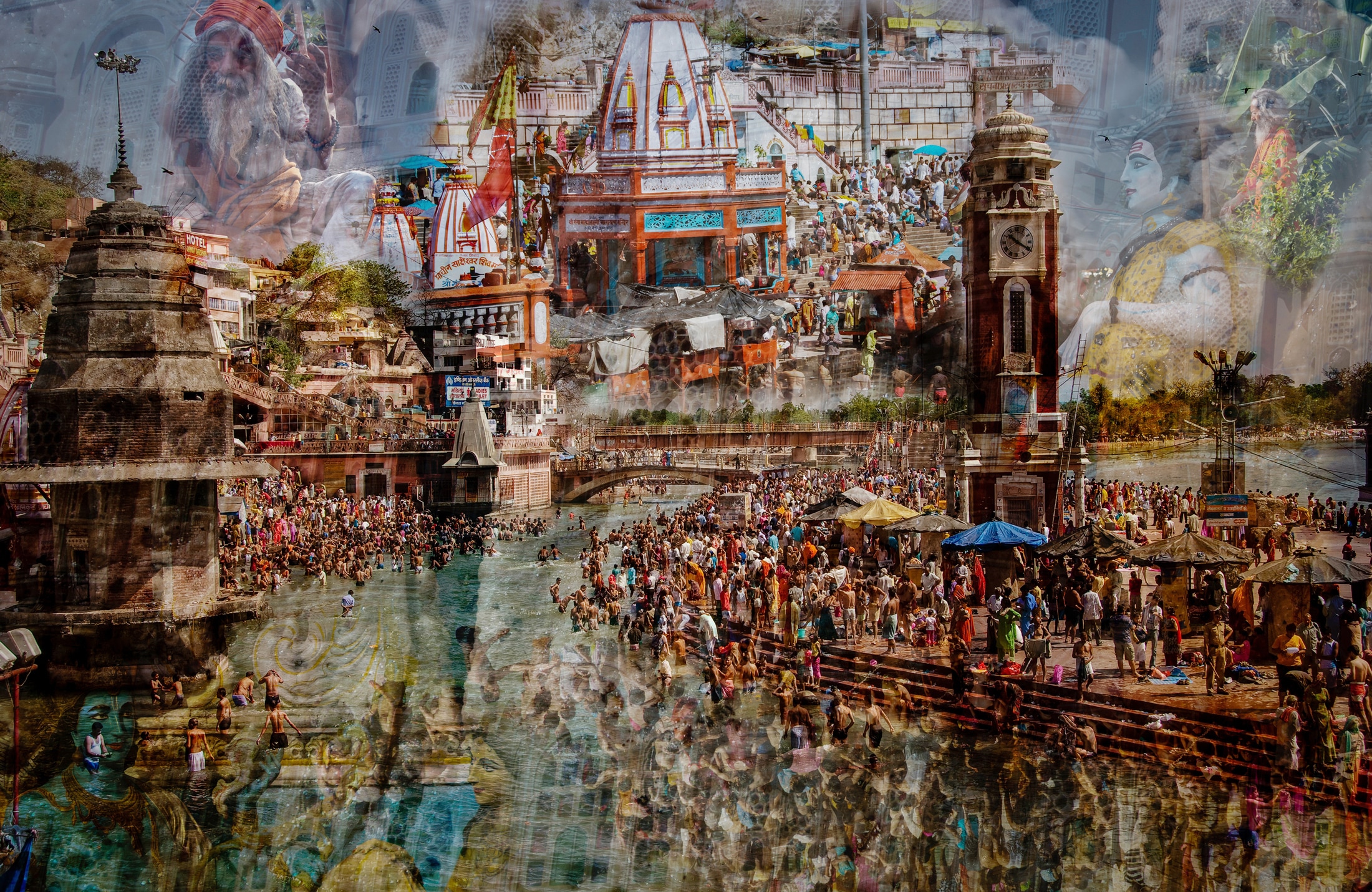 Image of Papermoon Fototapete "Photo-Art RALF KAYSER, HEILIGES INDIEN"