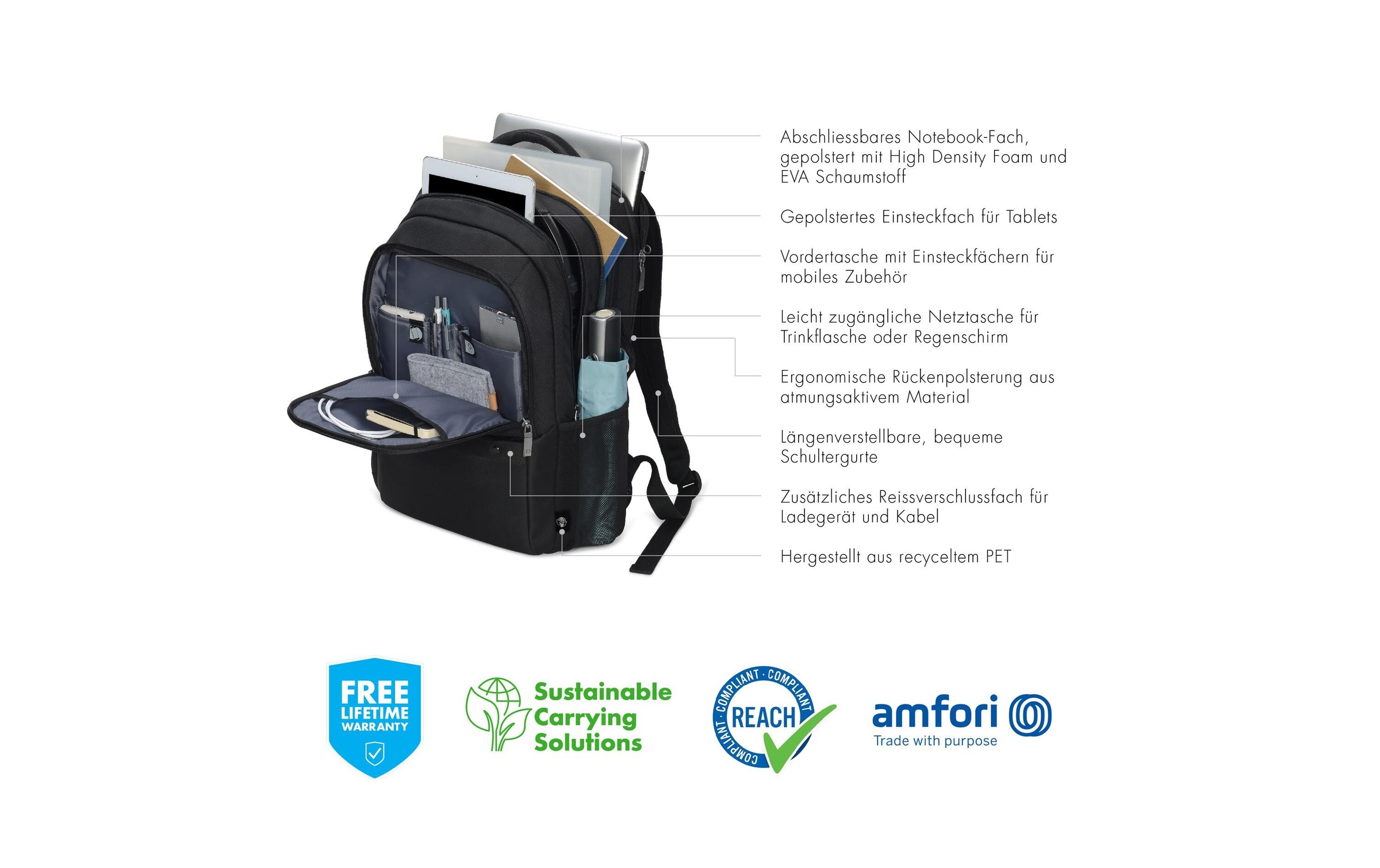 DICOTA Laptoprucksack »Eco Select«
