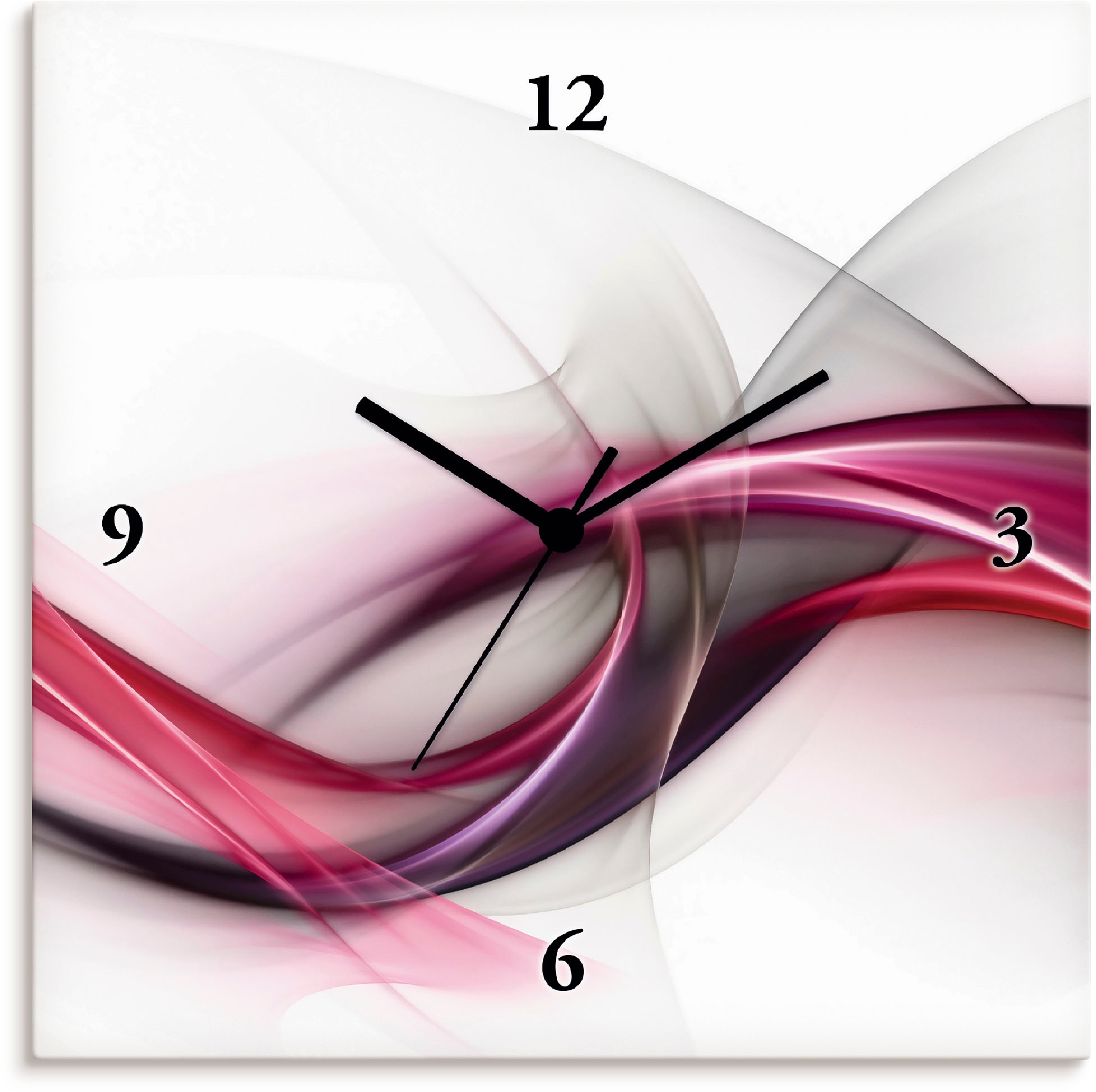 Image of Artland Wanduhr »Ideen«, lautlos, ohne Tickgeräusche, nicht tickend, geräuschlos - wählbar: Funkuhr o. Quarzuhr, moderne Uhr für Wohnzimmer, Küche etc. - Stil: modern bei Ackermann Versand Schweiz