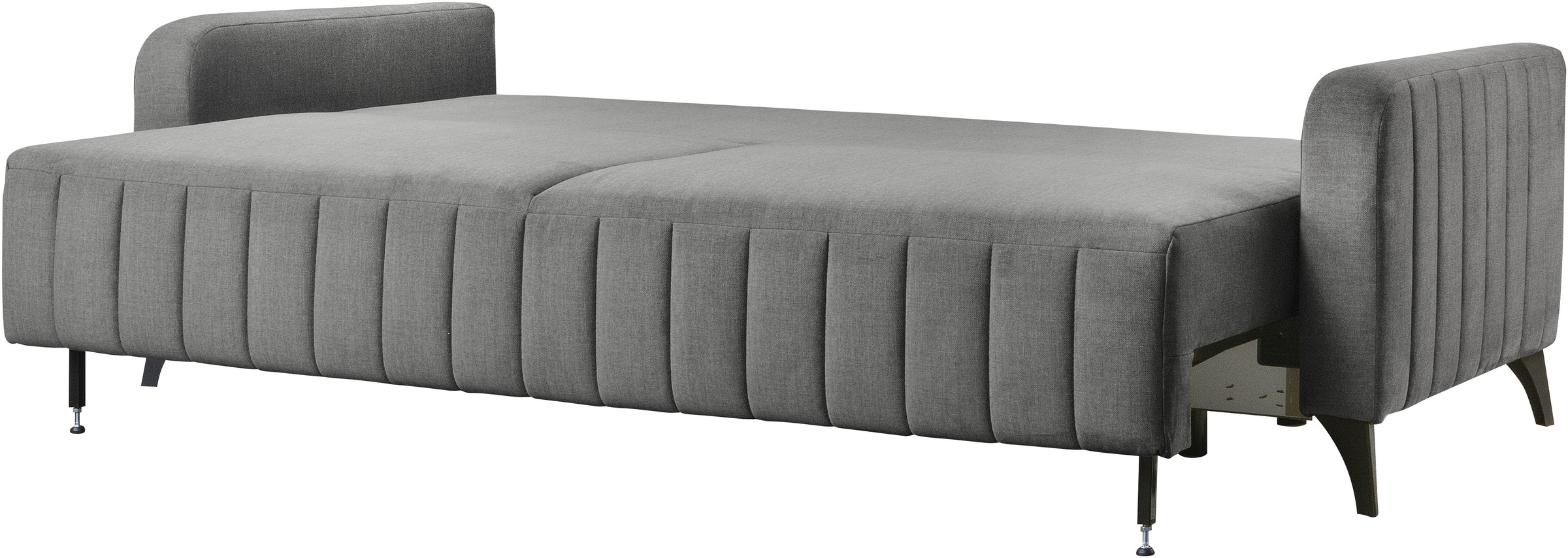 exxpo - sofa fashion 3-Sitzer »Grande, hochwertiges Schlafsofa mit Microvelours-Bezug«, mit Bettfunktion und Bettkasten, komfortabler Federkern