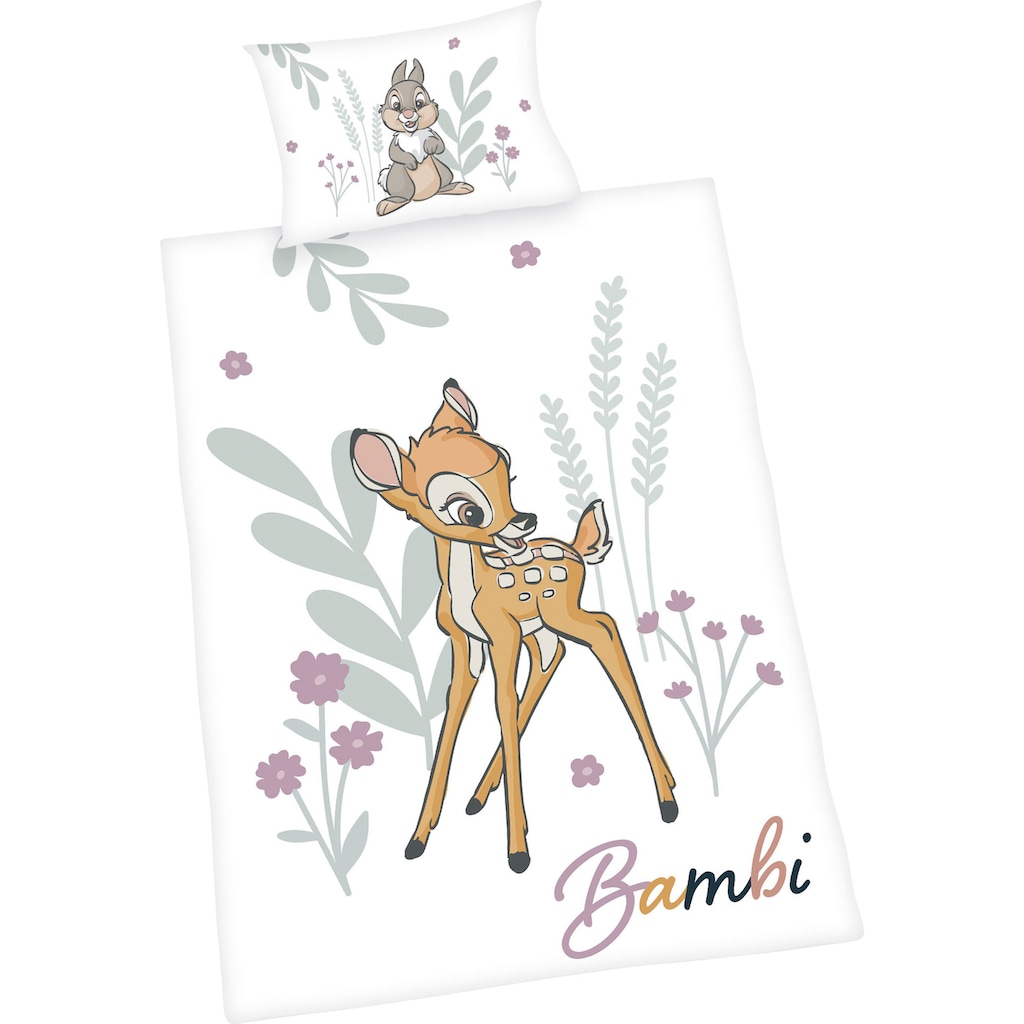 Disney Babybettwäsche »Disney´s Bambi«, mit liebevollem Motiv