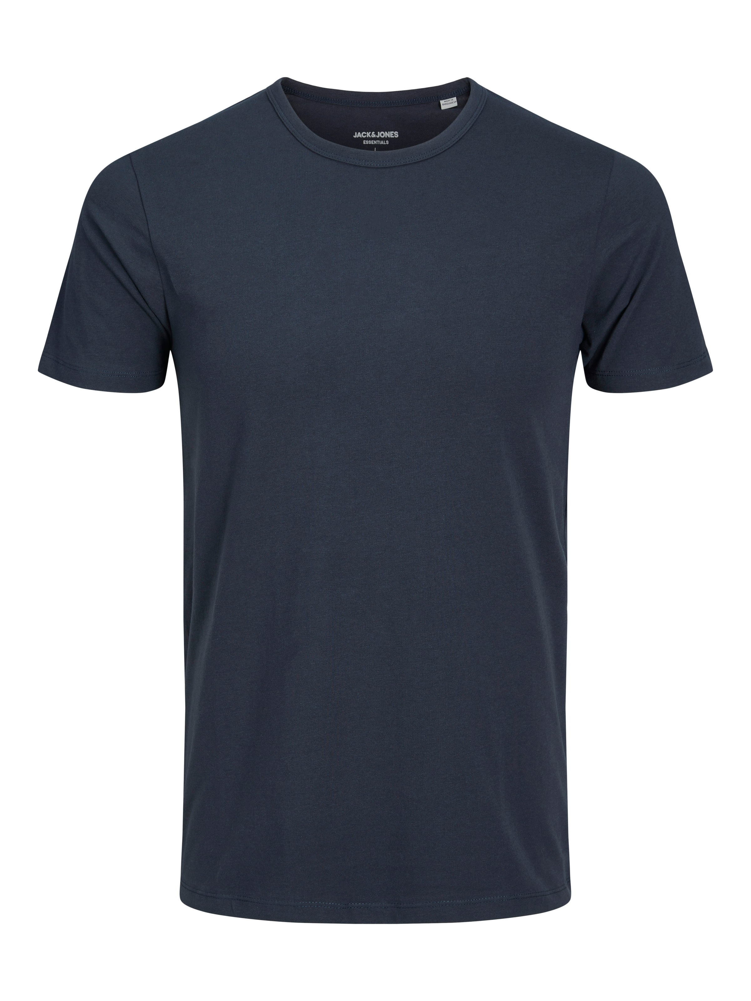 Jack & Jones T-shirt »JJEBASIC mit schmaler Passform für jeden Tag« unifarben, modisch, schmal, Baumwollmischung, Rundhals