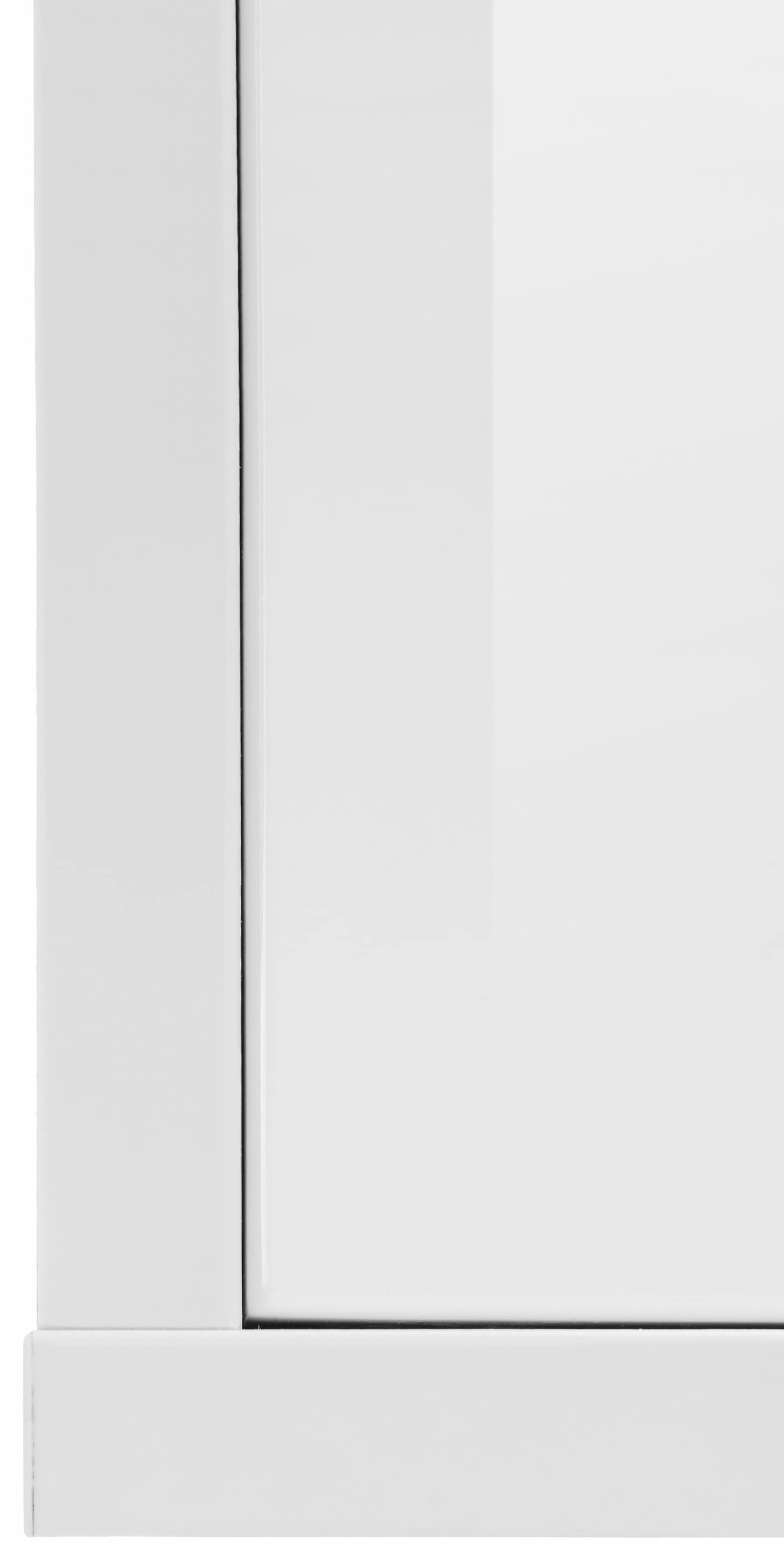 welltime Unterschrank »Siena«, Griffloser Badschrank, Hochglanz mit Wechselblende, Breite 35 cm