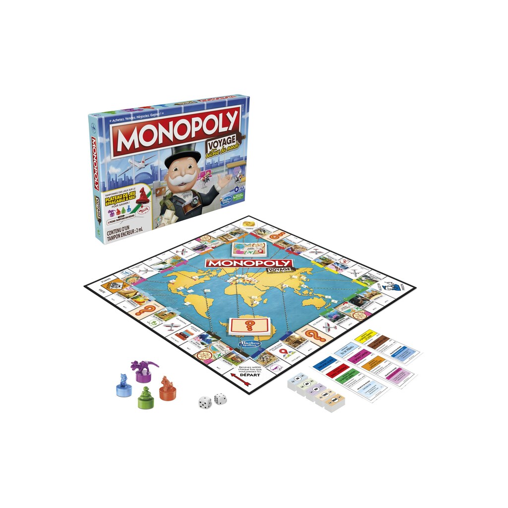 Hasbro Spiel »Monopoly Reise um die Welt«