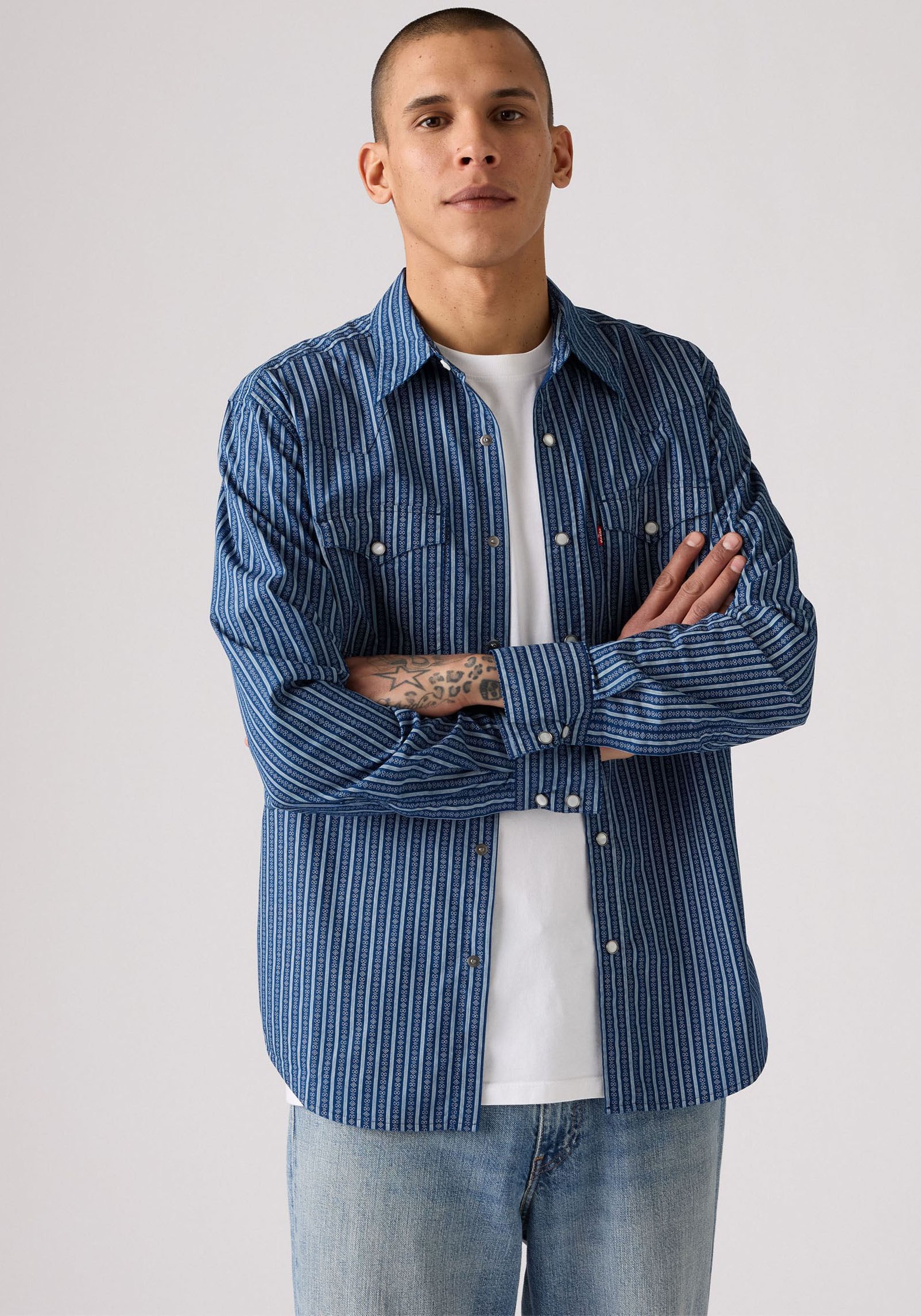 Levi's® »LE BARSTOW WESTERN STAND« avec poches poitrine