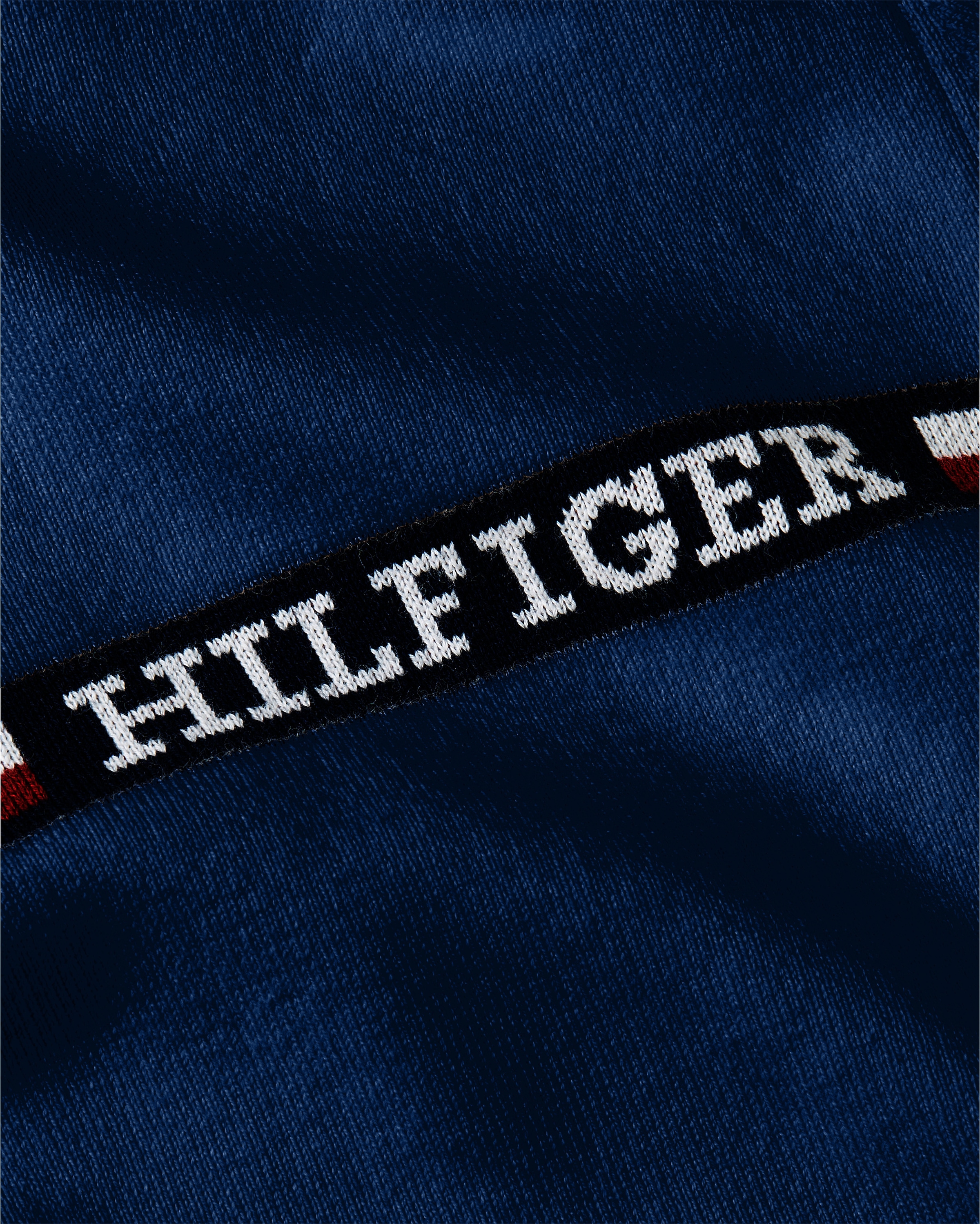 Tommy Hilfiger Rollkragenpullover »GLOBAL STRIPE ZIP MOCK«