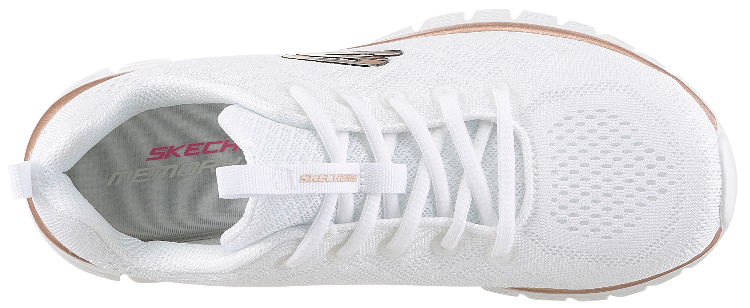 Skechers Sneaker »Graceful - Get Connected«  Freizeitschuh, Halbschuh, Schnürschuh für die Maschinenwäsche geeignet