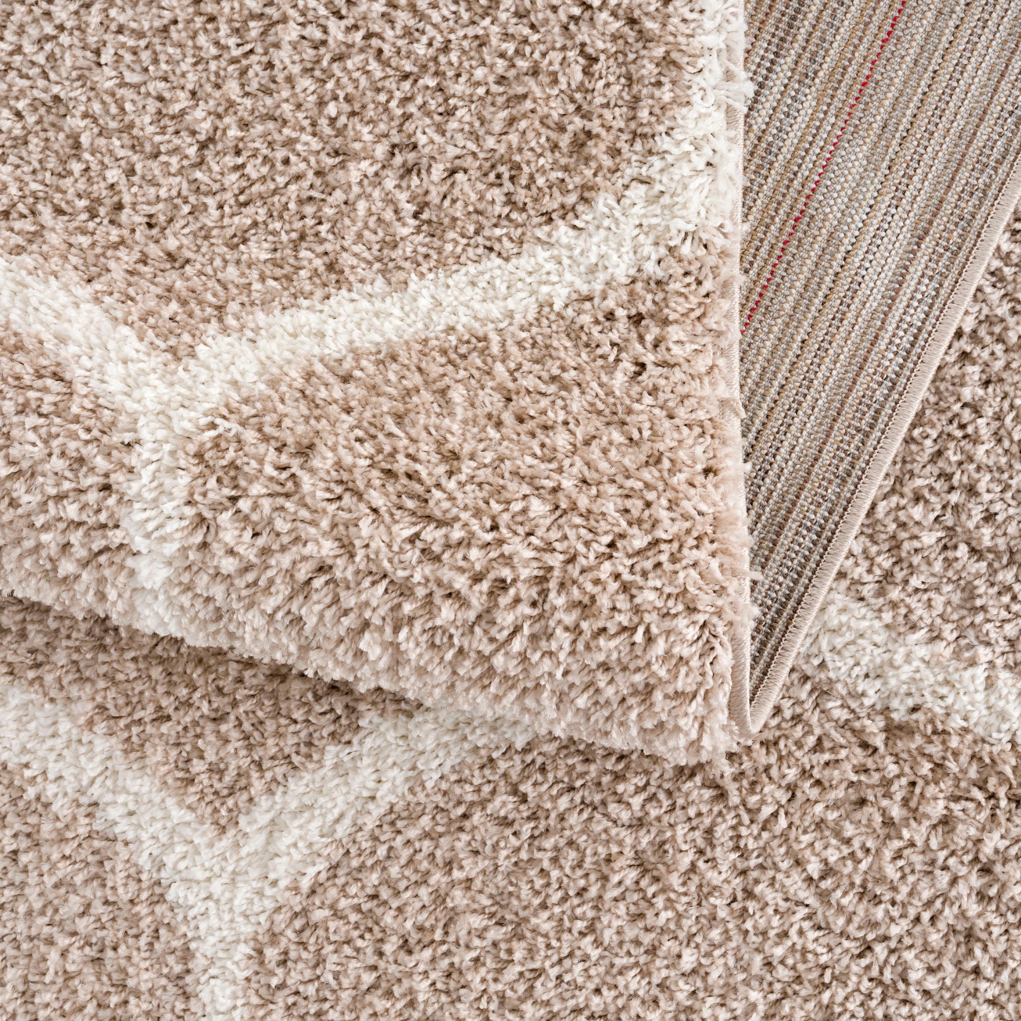 Sanat Hochflor-Teppich »Madrid«, rechteckig, 30 mm Höhe, Wohnzimmer, Langflor, Shaggy Teppich