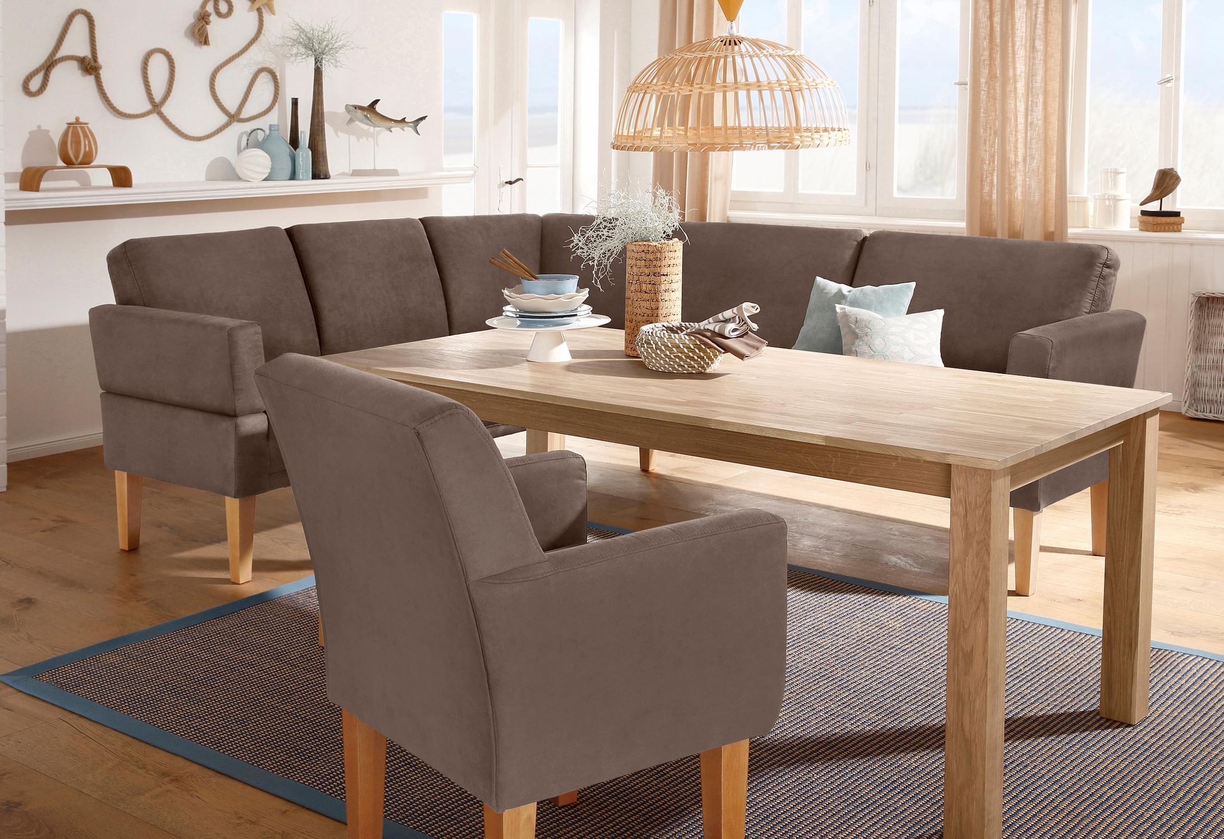 Home affaire Banc d'angle »Fehmarn« wahlweise langer Schenkel links oder rechts