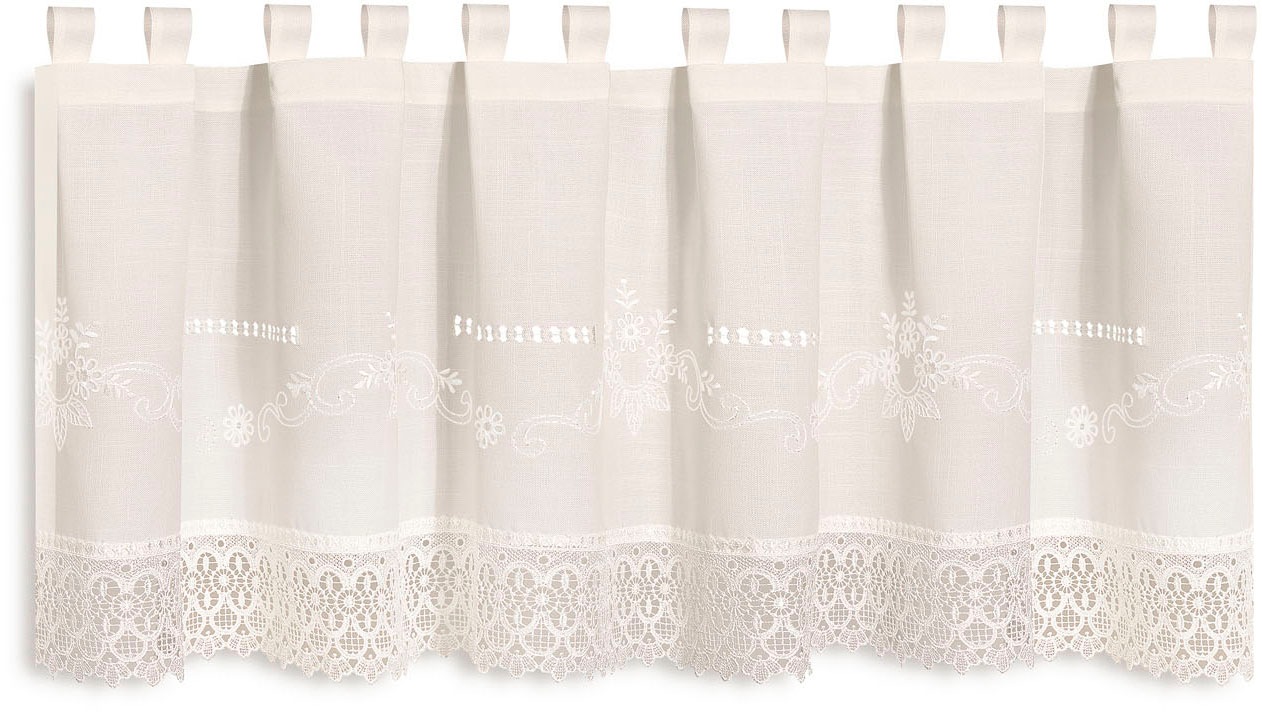 Image of Gerster Scheibengardine »Josef«, (1 St.), HxB: 45x150, mit Spitzenabschluss bei Ackermann Versand Schweiz