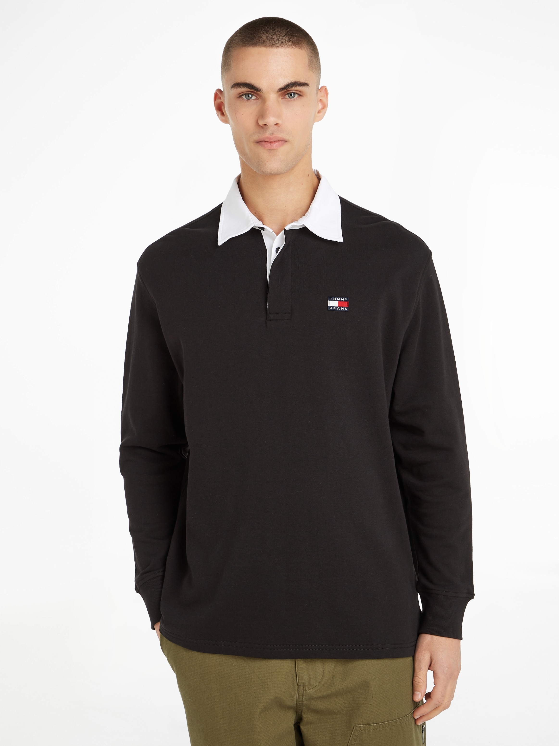 Langarm-Poloshirt »TJM BADGE RUGBY«