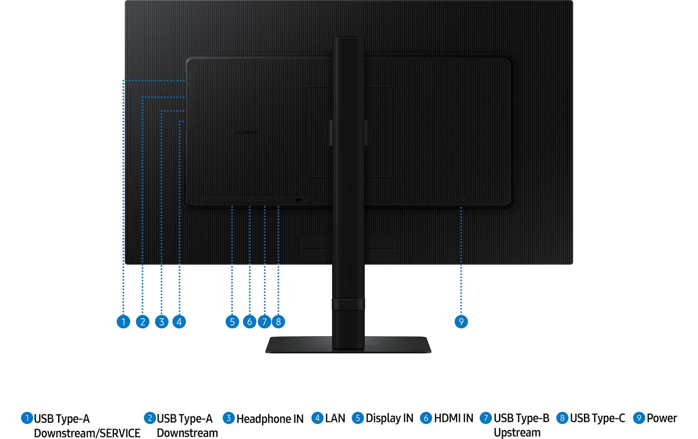 Samsung LED-Monitor »S80UD« 68 cm/27 ″  3840 x 2160 px 5 Reaktionszeit 60 Hz