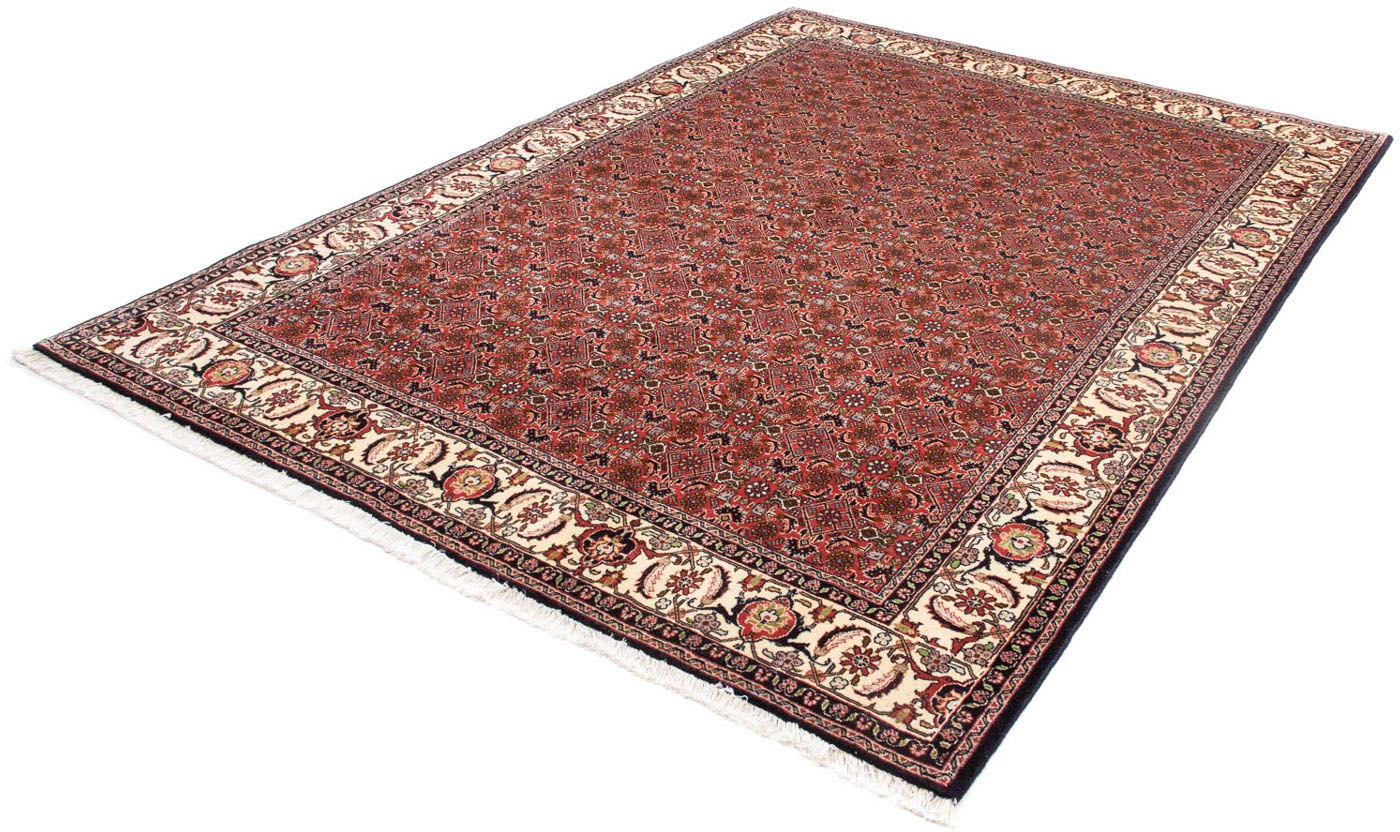 Image of morgenland Orientteppich »Perser - Bidjar - 245 x 177 cm - dunkelrot«, rechteckig, 15 mm Höhe, Wohnzimmer, Handgeknüpft, Einzelstück mit Zertifikat bei Ackermann Versand Schweiz
