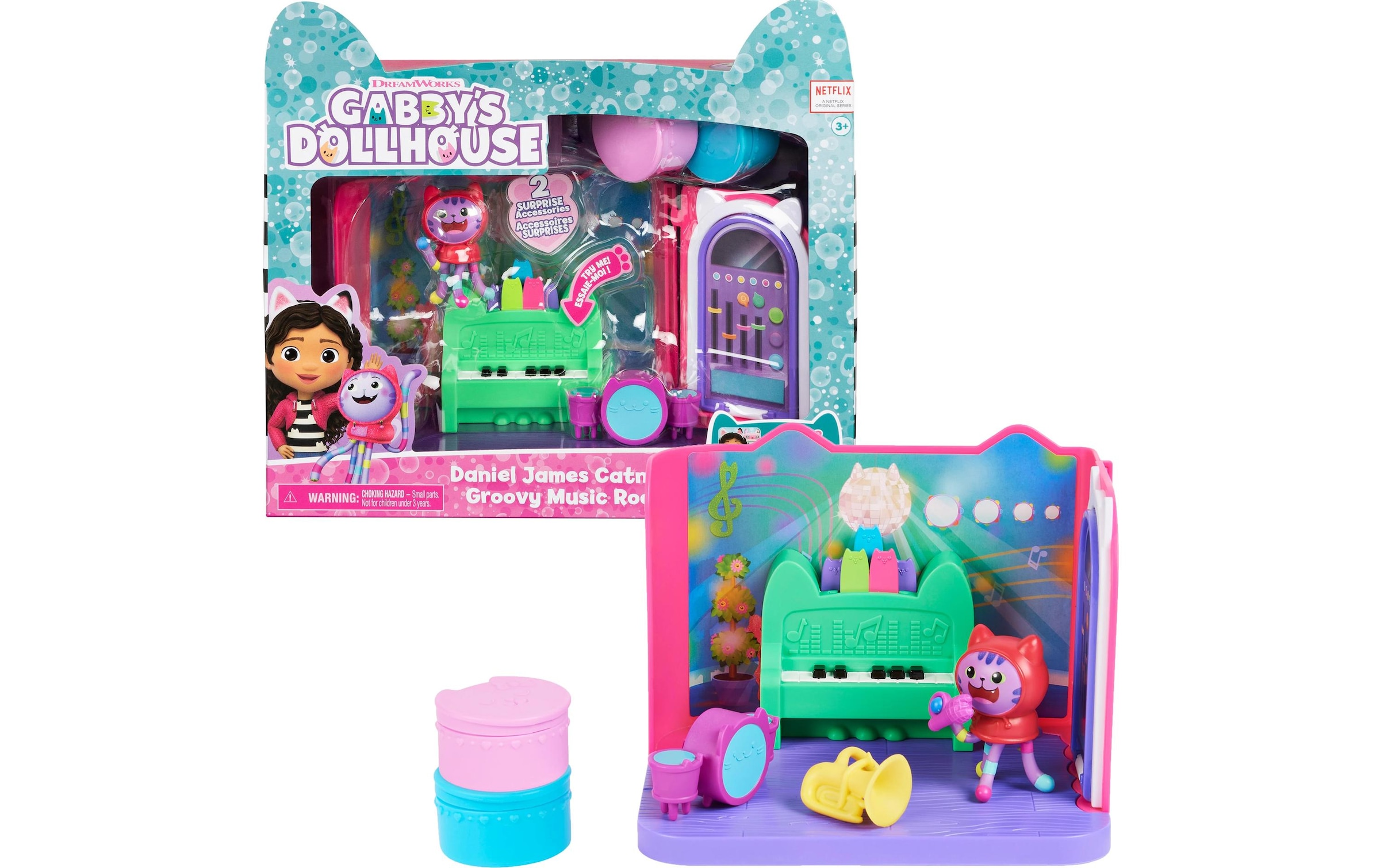 nicht definiert Spielwelt »Spinmaster Gabby's Dollhouse Catnips Musikzimmer Deluxe Rooms«