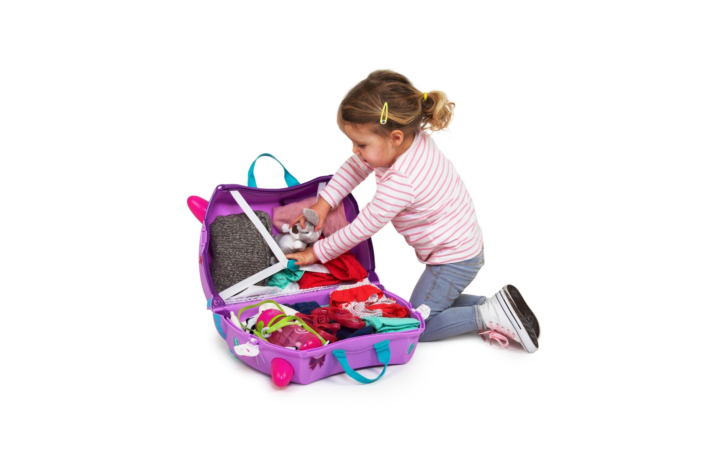 TRUNKI Trolley »Katze Cassie«, 4 Rollen