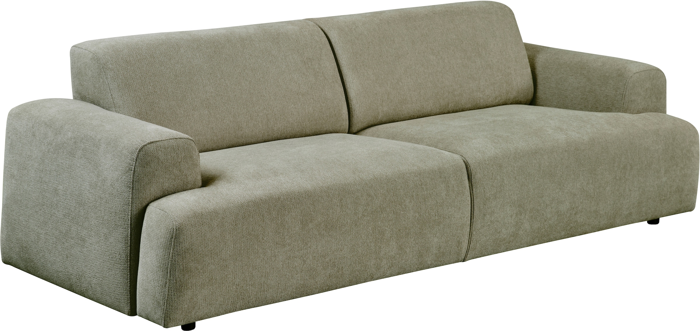 GOODproduct 3-places »Linkka, Breite 237 cm« en tissu chenille doux, avec suspension ondulée