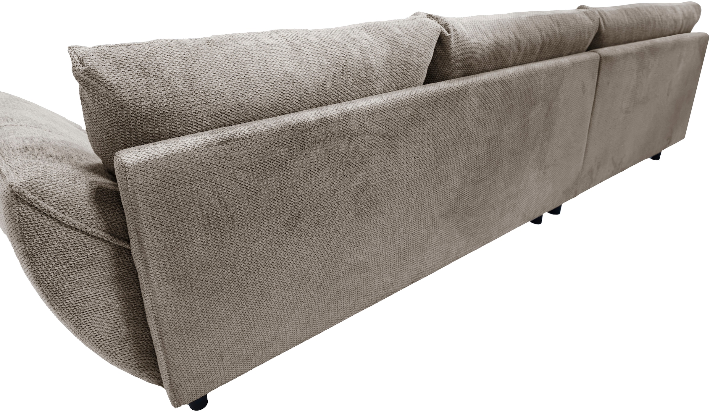exxpo - sofa fashion Ecksofa »Biarritz modern und elegantes Mega Sofa mit tollem Sitzkomfort, L-Form«, XXL– Longchair Ecke in hochwertiger Verarbeitung, Stellmasse 324x203cm