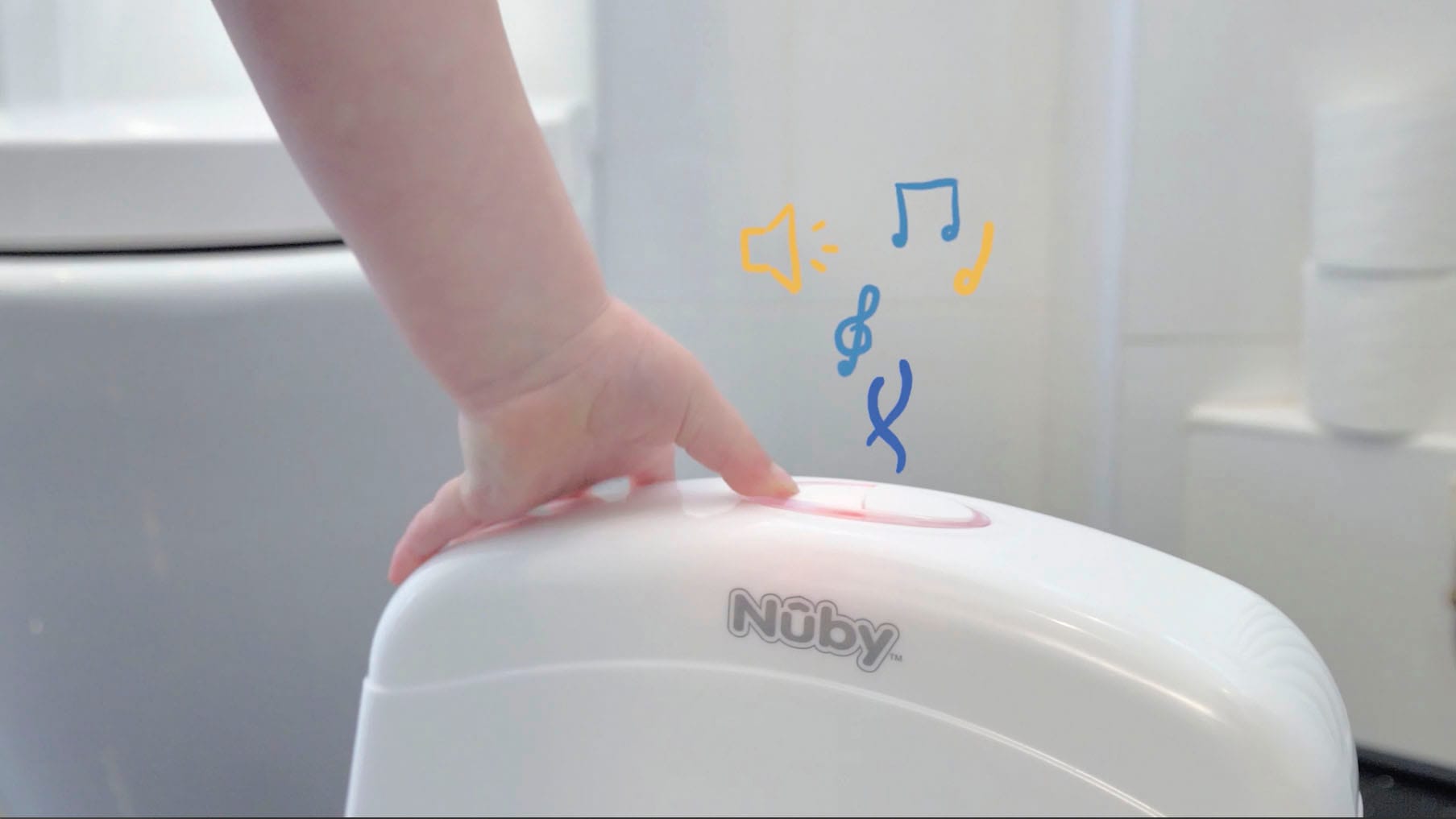 Nuby Toilettentrainer, mit Sound