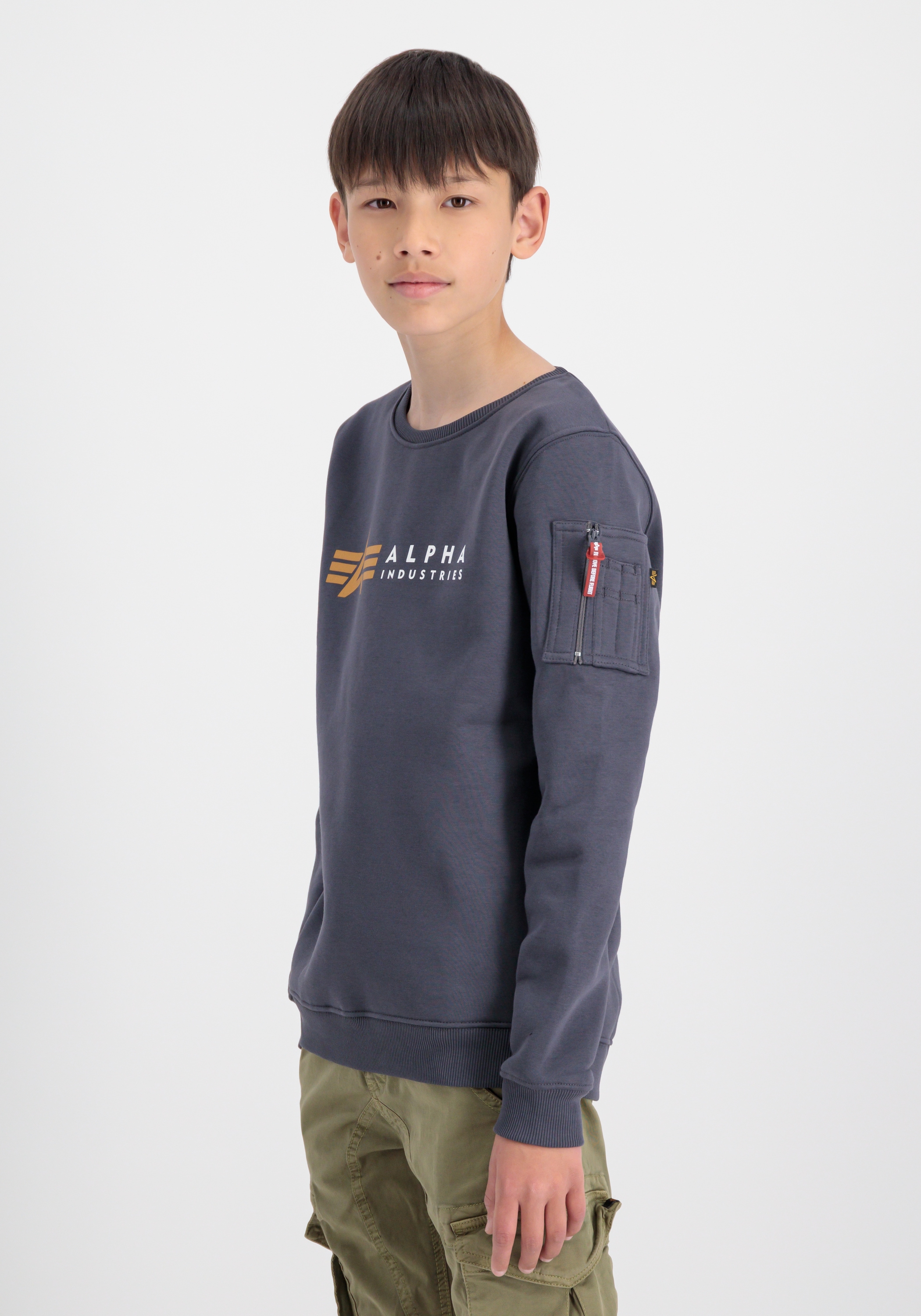 Alpha Industries Sweater »Alpha Industries Kids - Sweatshirts Alpha Label Sweater Kids«