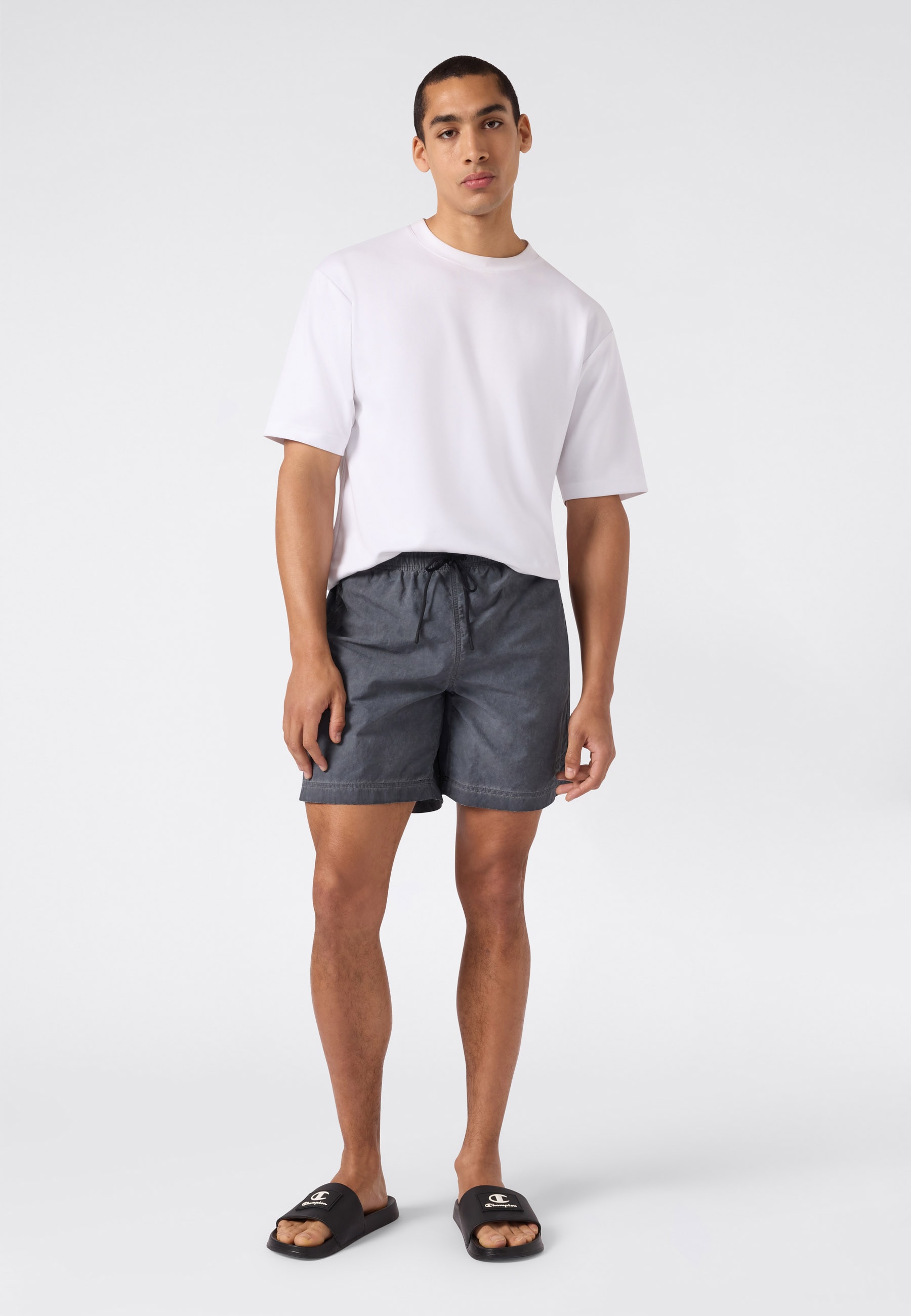 Champion Short de bain »5-inch Men's swim shorts« aspect uni ou délavé, matière légère en polyamide