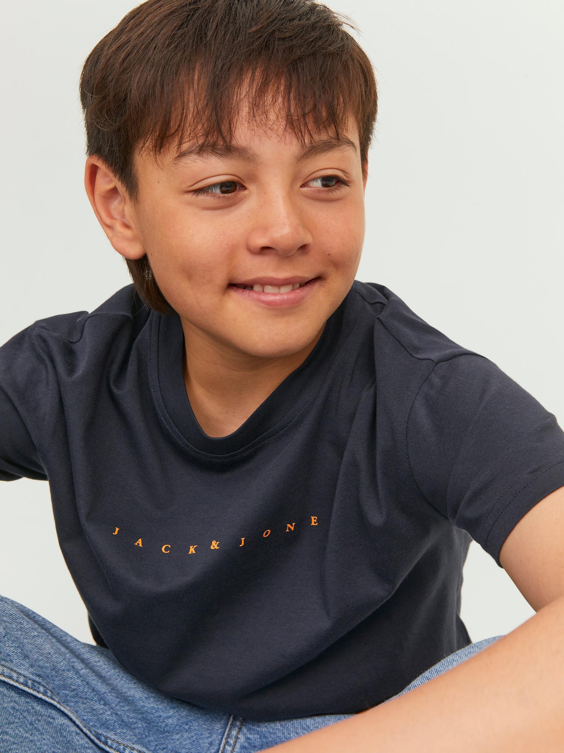 Jack & Jones Junior Rundhalsshirt »JJESTAR lässig, weich, atmungsaktiv, stylisch« bedruckt, casual, relaxed fit, Rundhals