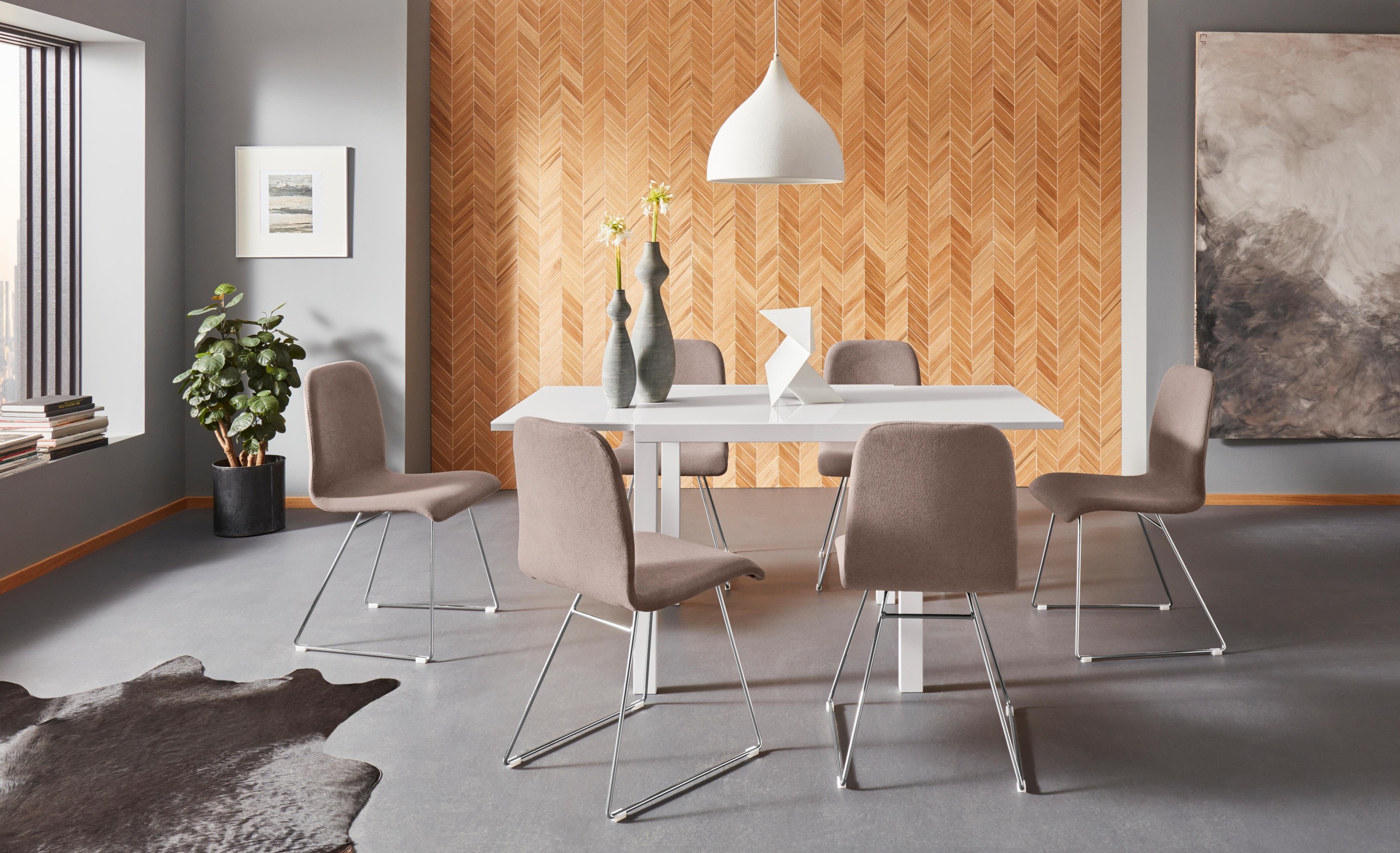 Image of Places of Style Esstisch »Cora«, mit einer Auszugsfunktion, aus schönem Massivholz bei Ackermann Versand Schweiz