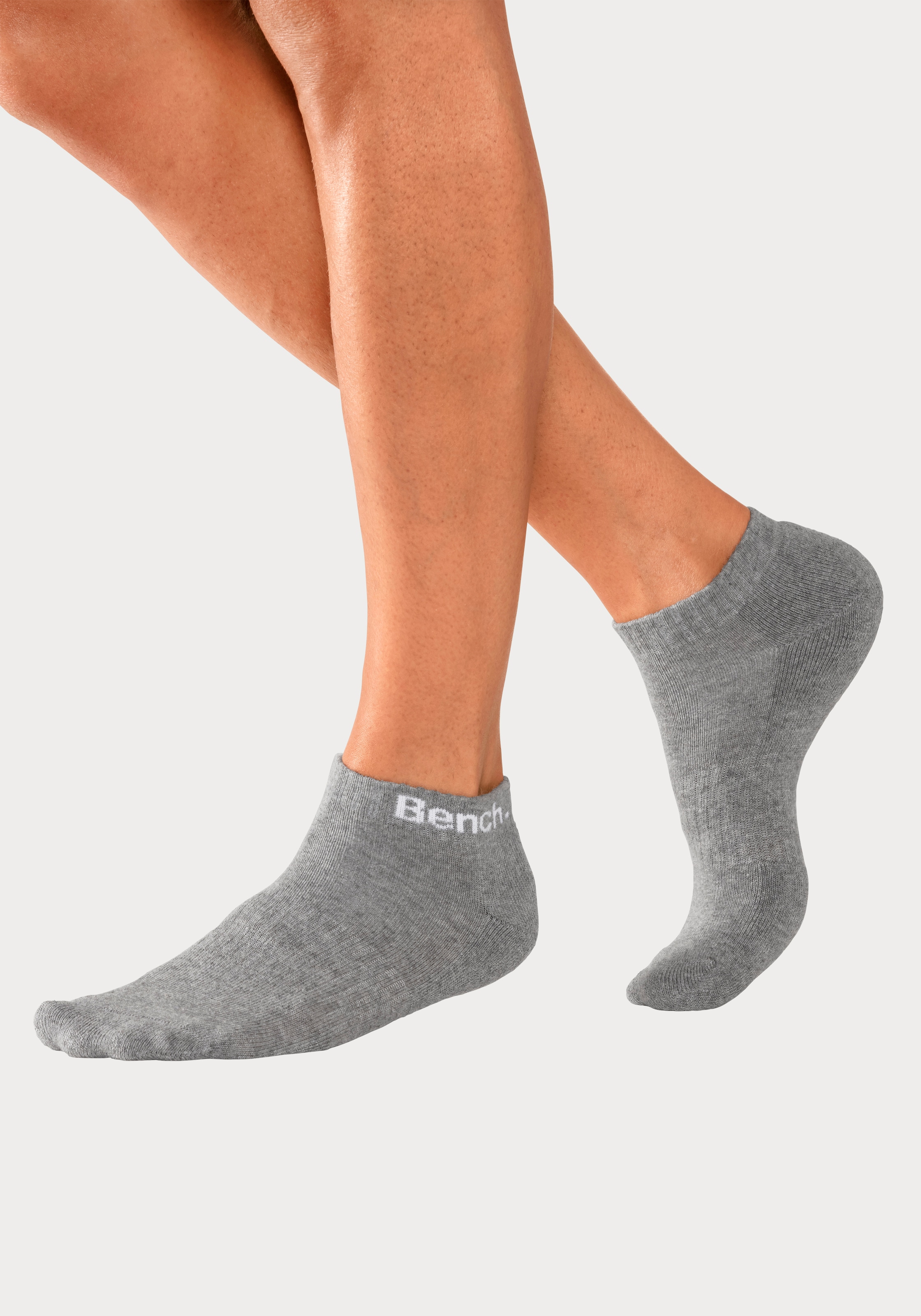 Bench. Sportsocken, (Packung, 12 Paar), Tennis Kurzsocken mit Halbfussfrottee