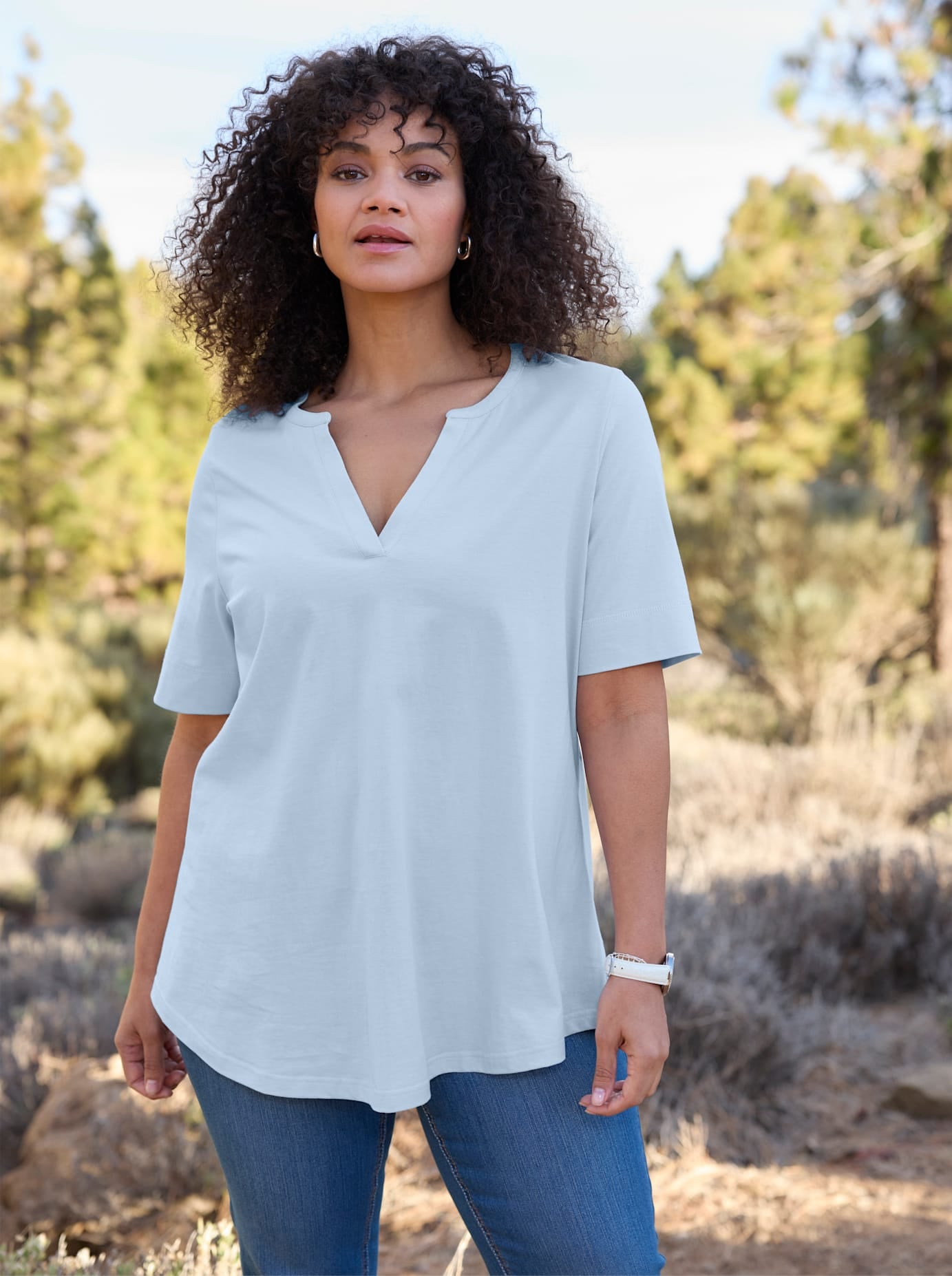 Image of Sheego Longshirt "T-Shirt" 1