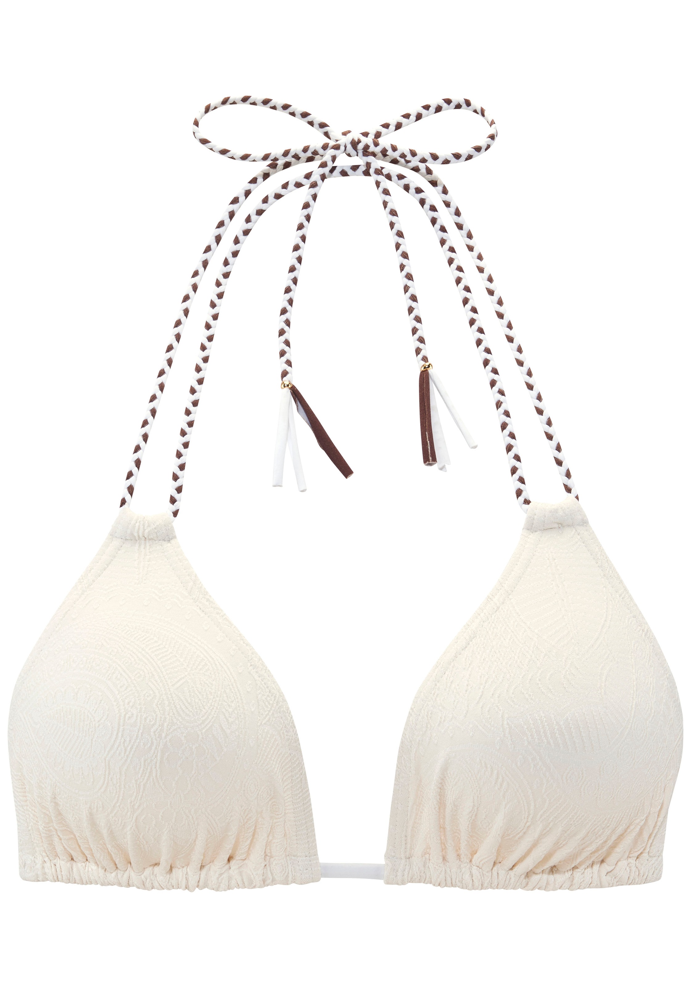 s.Oliver Triangel-Bikini-Top »Ada« in gemusterter Strukturware