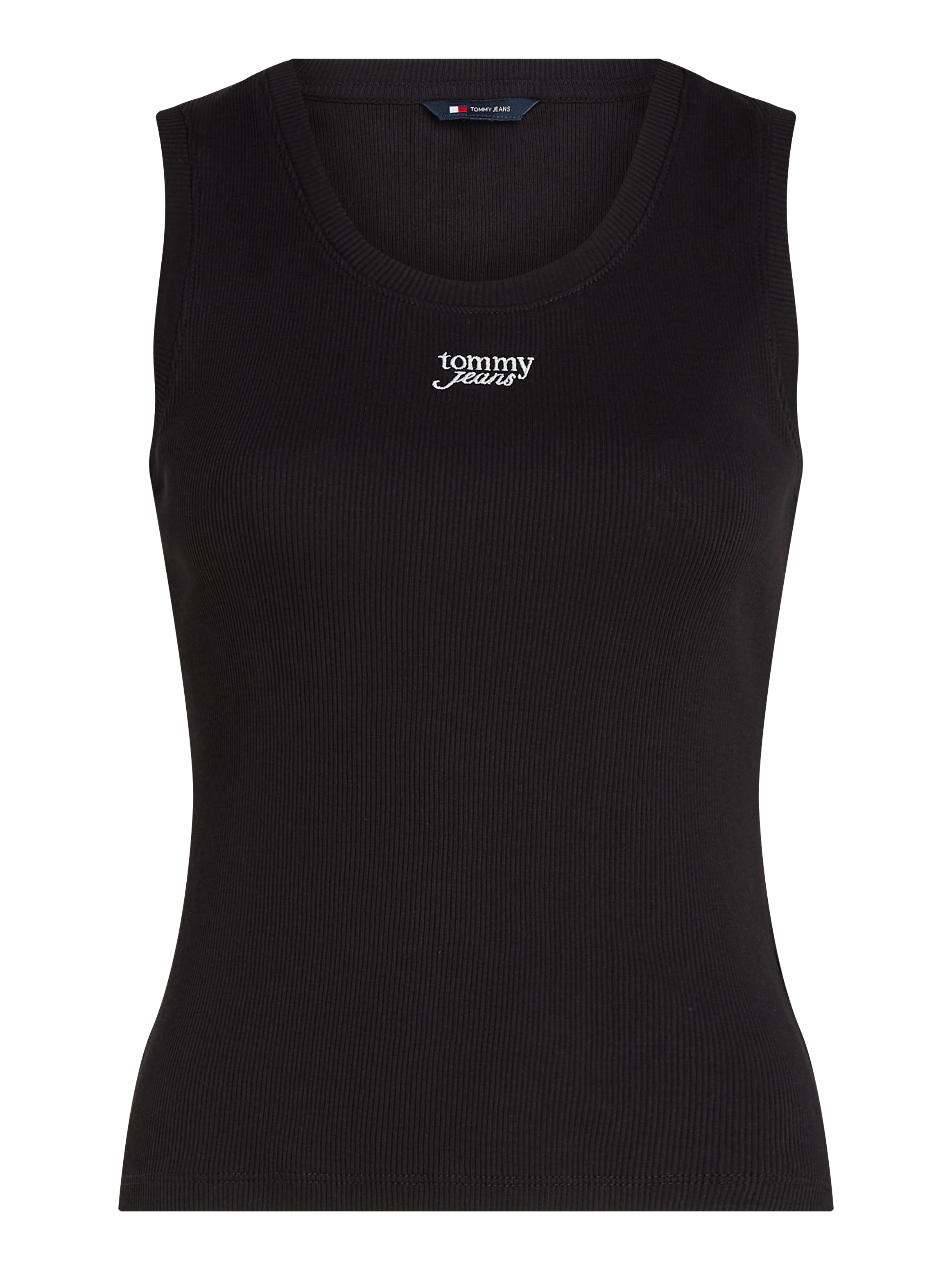 Tommy Jeans Tanktop »TJW SLIM SCRIPT RIB TANK TOP«, mit Logostickerei